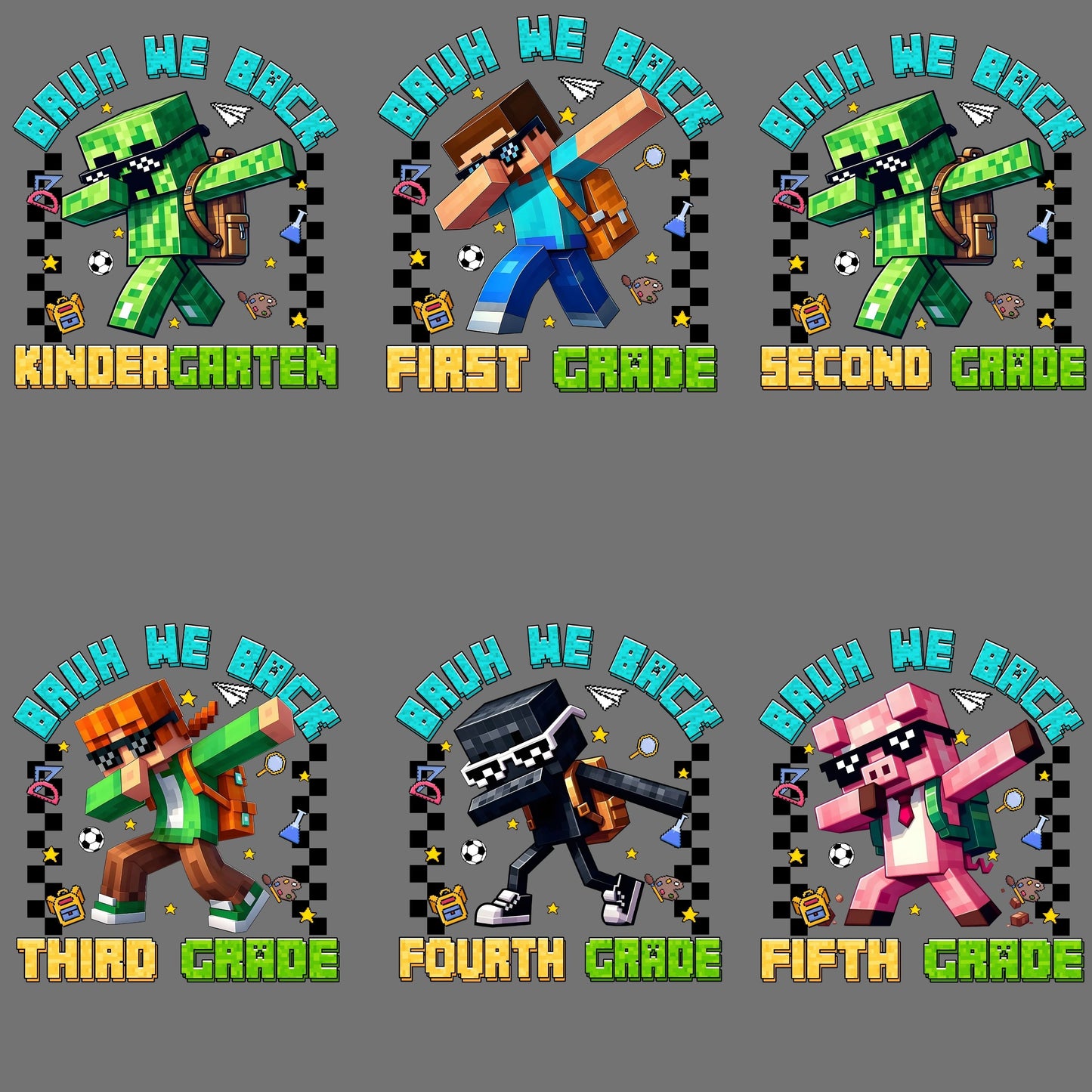 Personalized Gamer Back To School Sweatshirt, Bruh We Back Sweatshirt, Gamer Boy Sweatshirt,  Preppy First Day Of School sweatshirt, Gift for kids sweatshirt