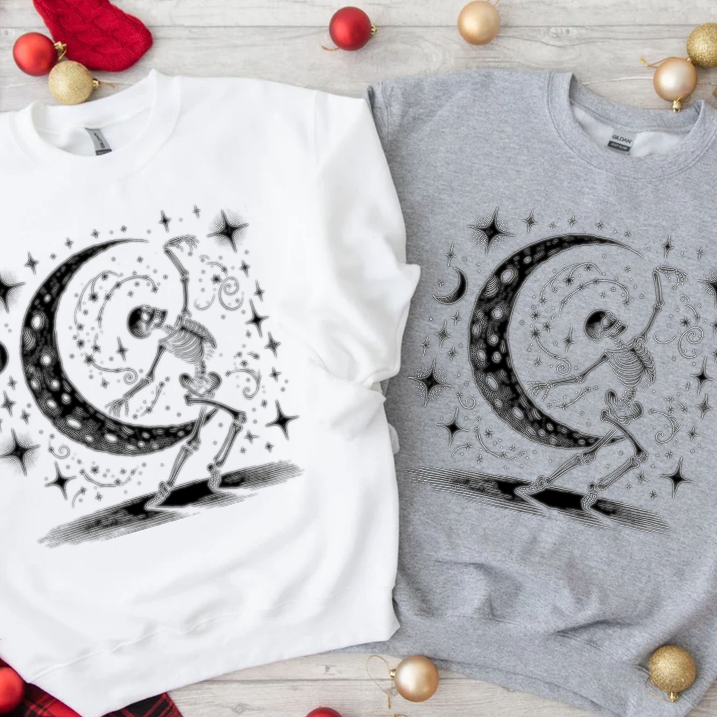 Dancing Skeleton Sweatshirt, Halloween Dancing sweatshirt, Dancer Skeleton Sweatshirt, Vintage Halloween Sweatshirt