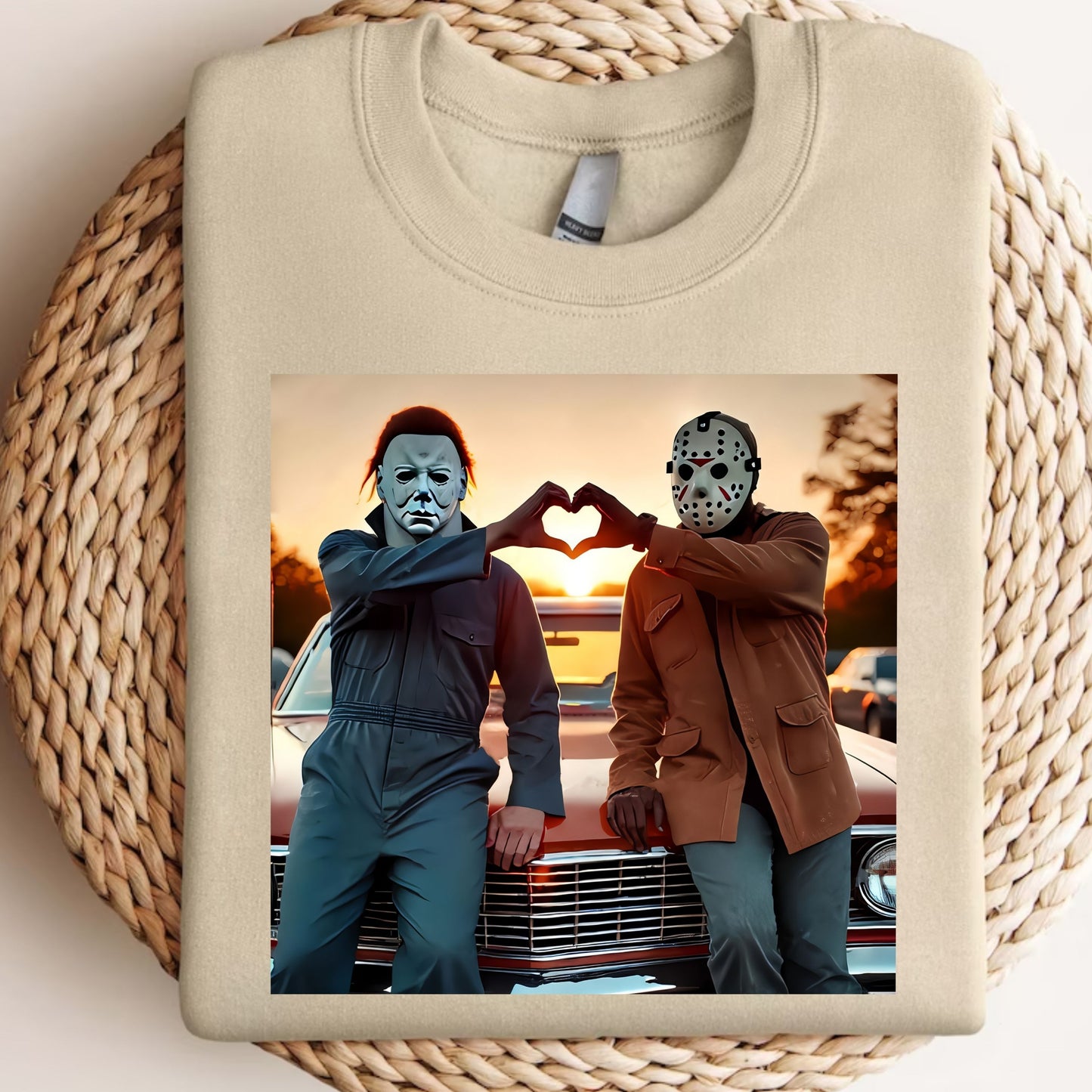 Retro Halloween Sweatshirt, Horror Friends Sweatshirt,  The Boys Of Fall Sweatshirt, Horror Movie Halloween Horror Characters Sweatshirt