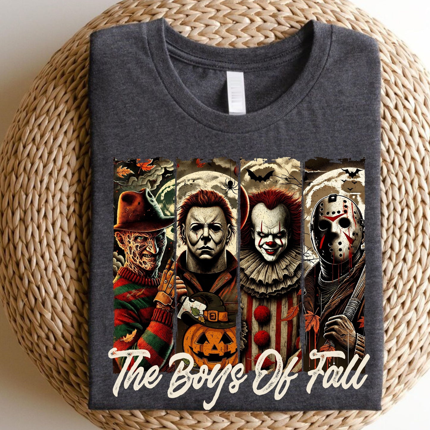 Horror Friends Sweatshirt, Retro Halloween Sweatshirt, The Boys Of Fall for gift Sweatshirt, Horror Movie Halloween Sweatshirt