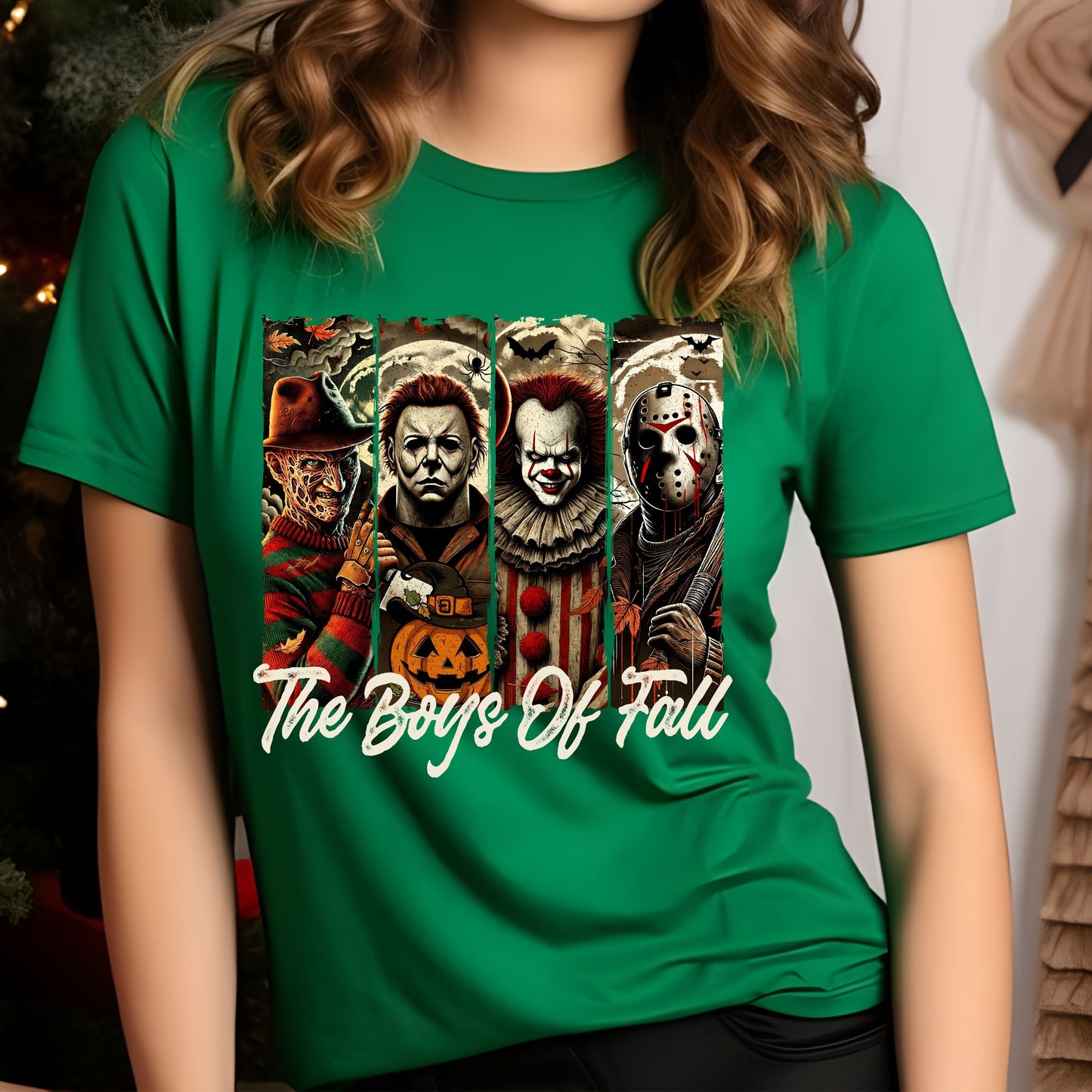Horror Friends T-Shirt, Retro Halloween Shirt, The Boys Of Fall for gift Shirt, Horror Movie Halloween Shirt