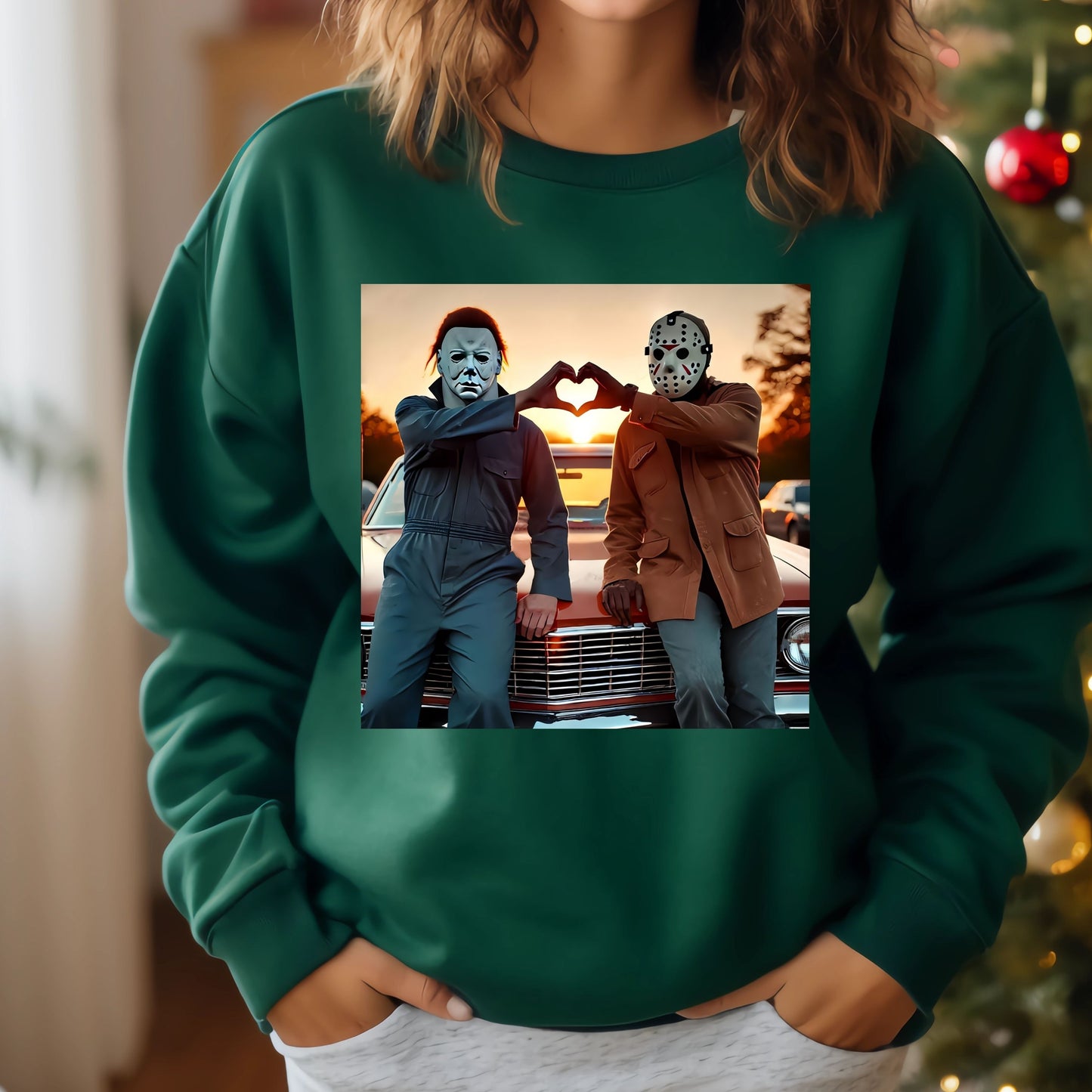 Retro Halloween Sweatshirt, Horror Friends Sweatshirt,  The Boys Of Fall Sweatshirt, Horror Movie Halloween Horror Characters Sweatshirt