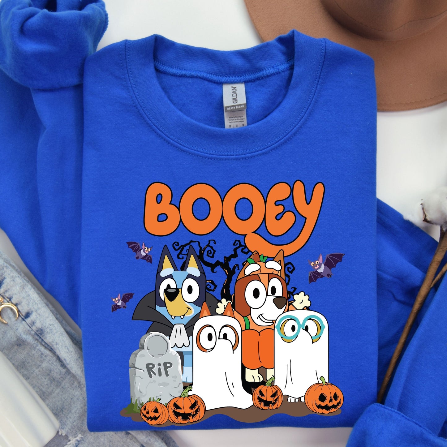 Family Halloween Sweatshirt, Cartoon Halloween Sweatshirt, Halloween Trick Or Treat Sweatshirt,  Halloween Cartoon Trendy Halloween sweatshirt