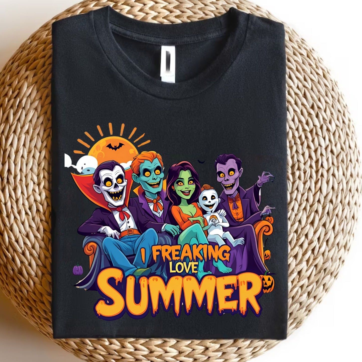 Summer Halloween Sweatshirt, Killers Summer Vibes Sweatshirt, Funny Halloween Funny sweatshirt,  Halloween in Summer Sweatshirt (Copy)