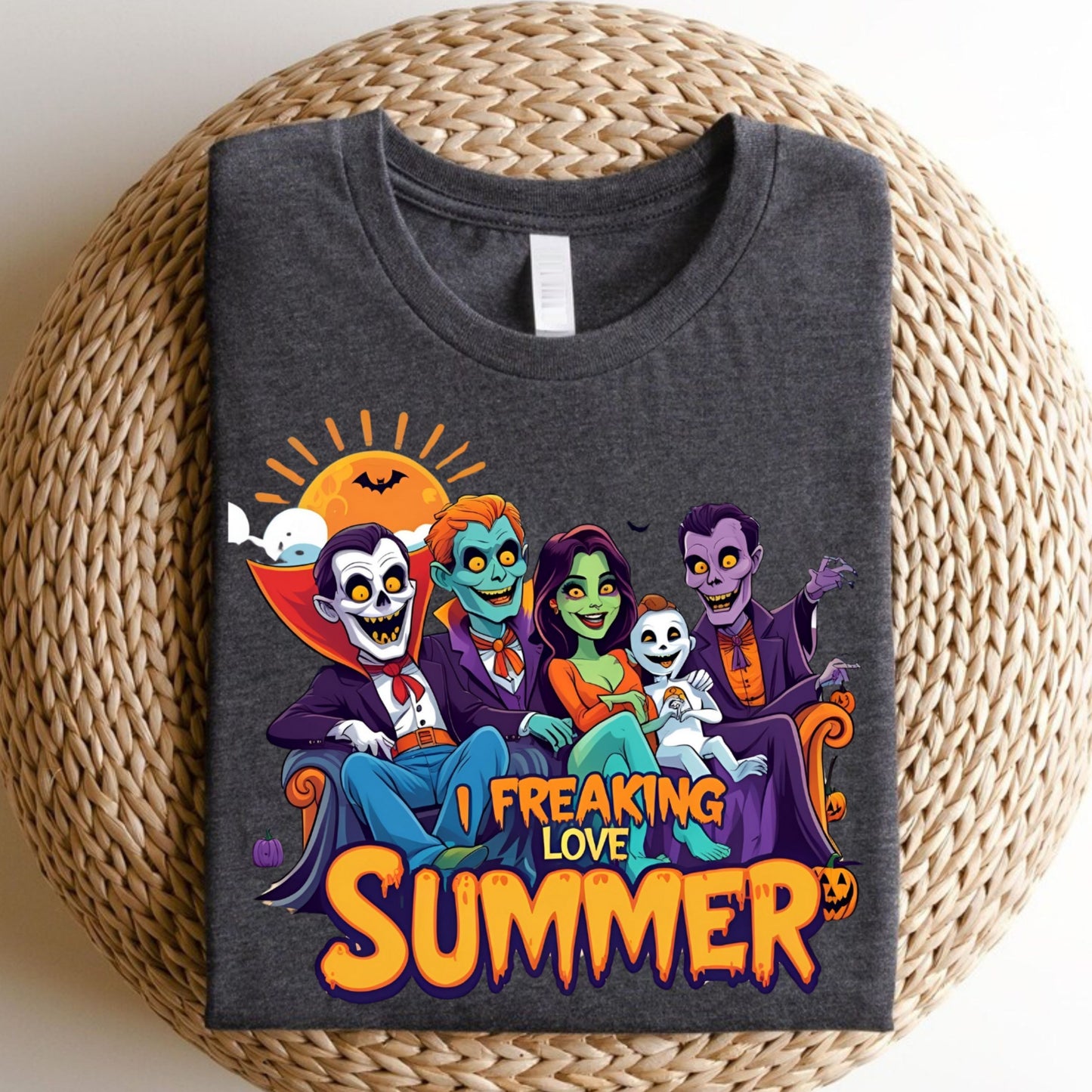 Summer Halloween Sweatshirt, Killers Summer Vibes Sweatshirt, Funny Halloween Funny sweatshirt,  Halloween in Summer Sweatshirt (Copy)
