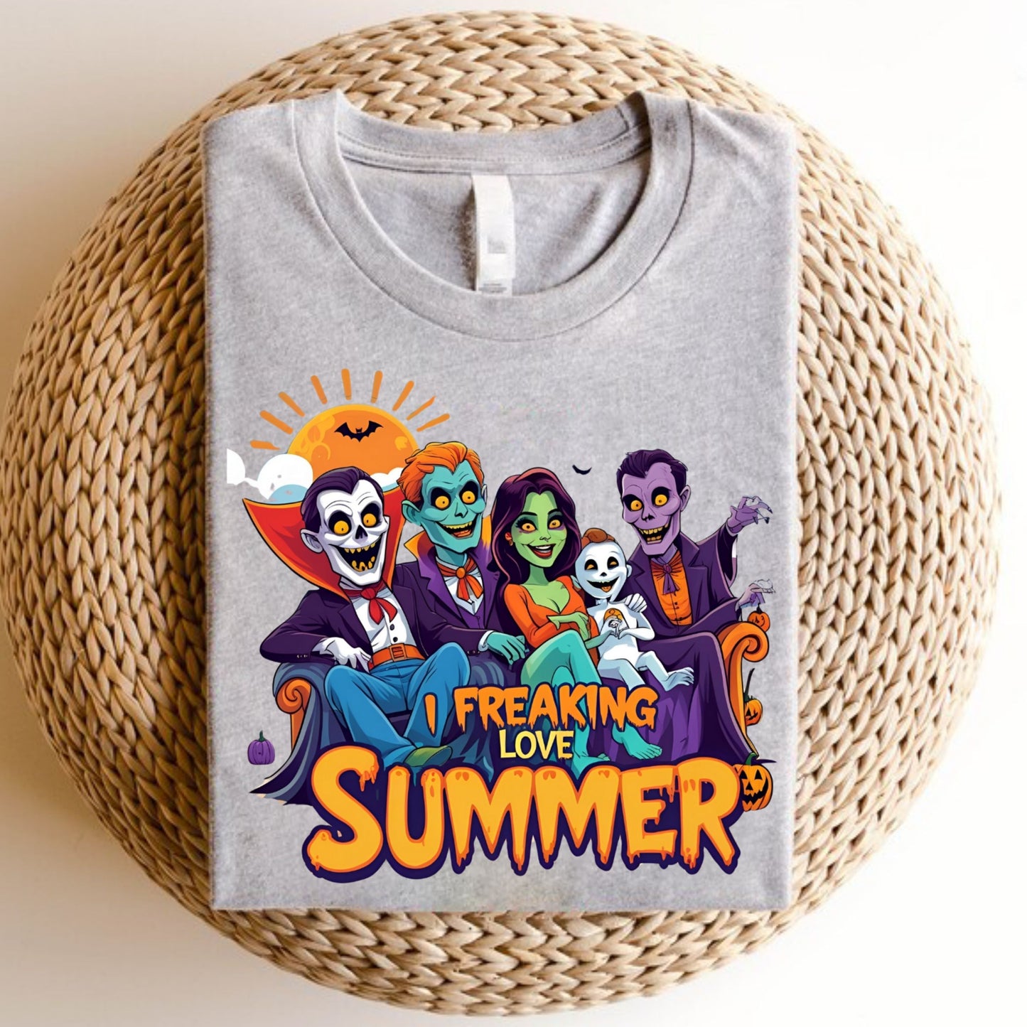 Summer Halloween Sweatshirt, Killers Summer Vibes Sweatshirt, Funny Halloween Funny sweatshirt,  Halloween in Summer Sweatshirt (Copy)