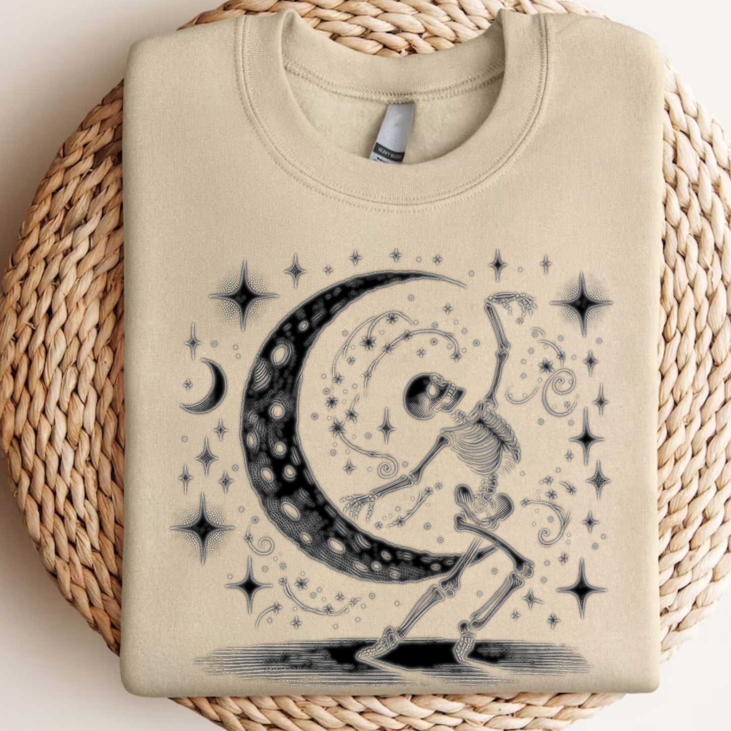 Dancing Skeleton Sweatshirt, Halloween Dancing sweatshirt, Dancer Skeleton Sweatshirt, Vintage Halloween Sweatshirt