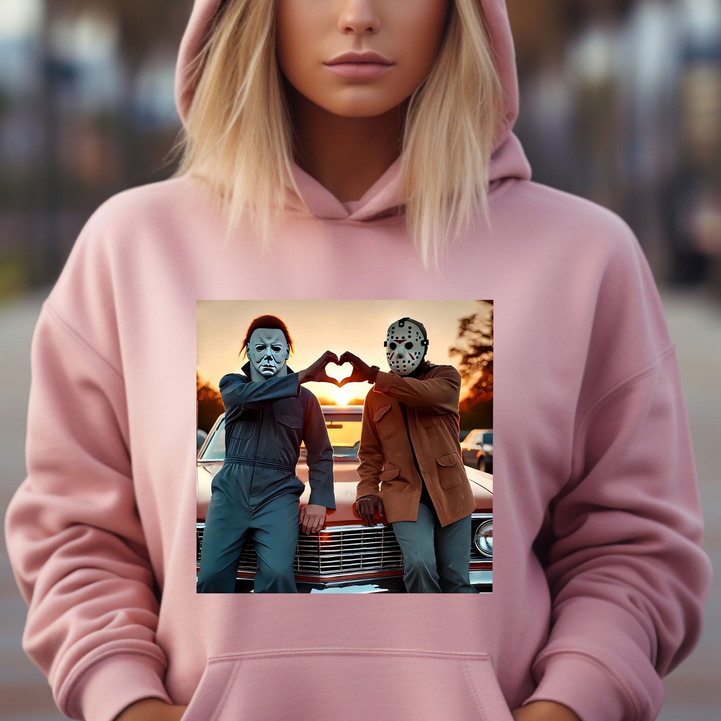 Retro Halloween Hoodie, Horror Friends Hoodie,  The Boys Of Fall Hoodie, Horror Movie Halloween Horror Characters Hoodie