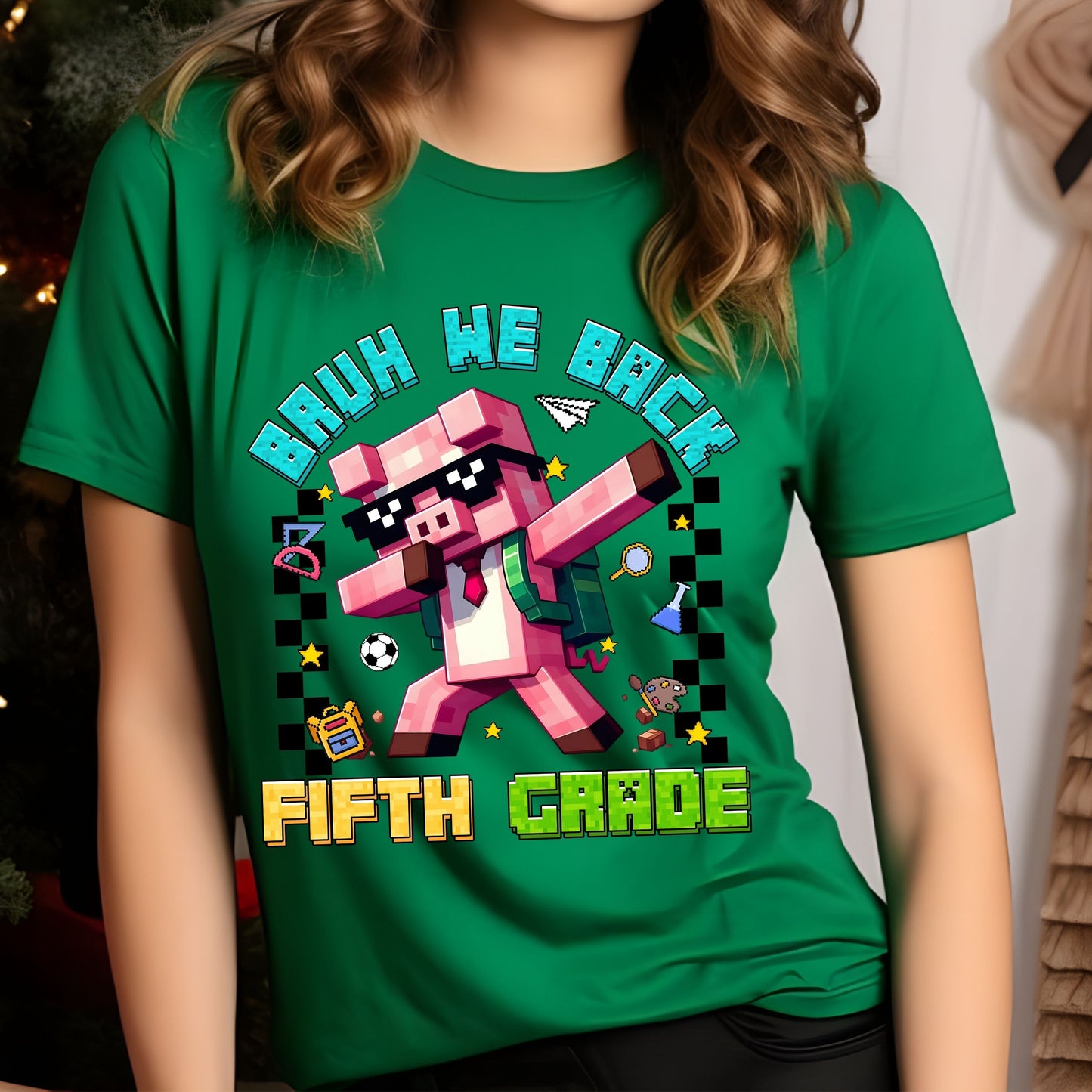 Personalized Gamer Back To School T-Shirt, Bruh We Back Shirt, Gamer Boy T-Shirt,  Preppy First Day Of School shirt, Gift for kids shirt