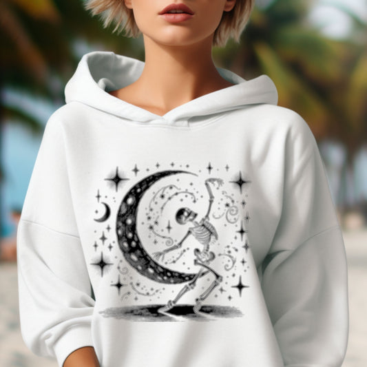 Dancing Skeleton Hoodie, Halloween Dancing Hoodie, Dancer Skeleton Hoodie, Vintage Halloween Hoodie