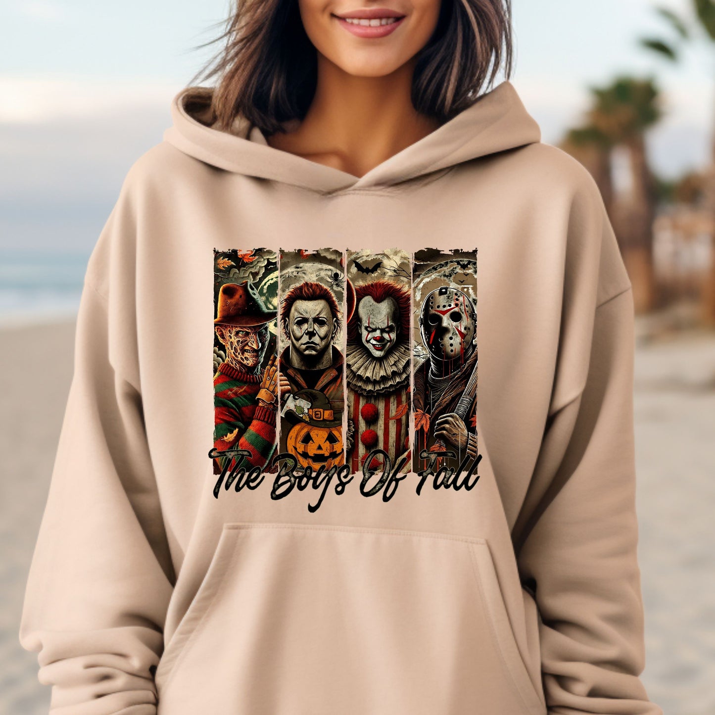 Horror Friends Hoodie, Retro Halloween Hoodie, The Boys Of Fall for gift Hoodie, Horror Movie Halloween hoodie