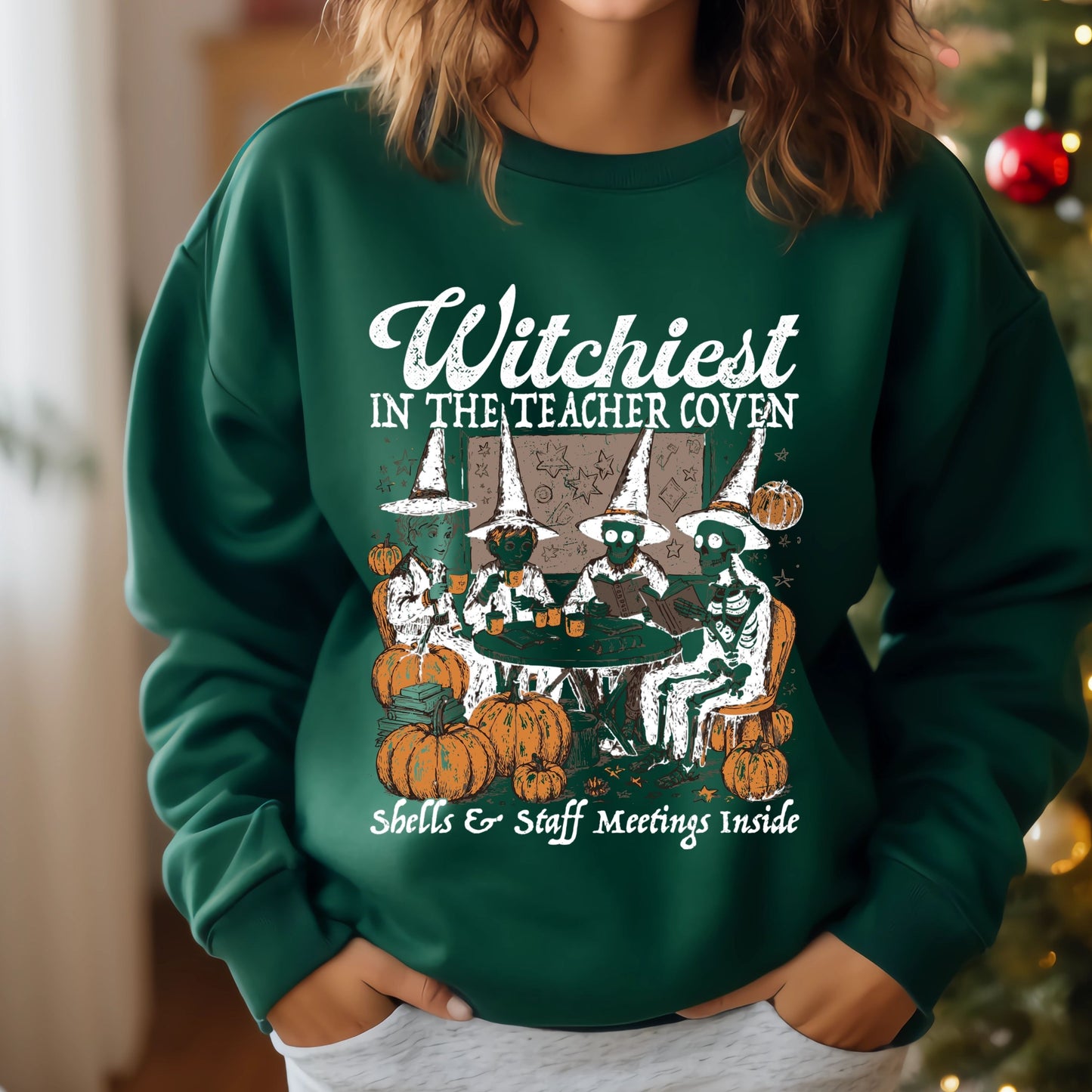 Halloween Teacher Sweatshirt, Witch teacher Halloween Sweatshirt, Teacher Halloween Sweatshirt,  Halloween Reading Back To School Sweatshirt