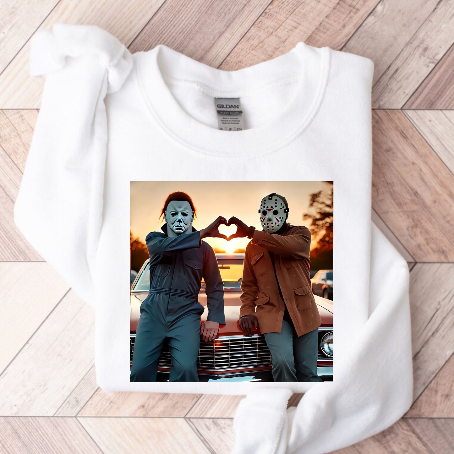 Retro Halloween Sweatshirt, Horror Friends Sweatshirt,  The Boys Of Fall Sweatshirt, Horror Movie Halloween Horror Characters Sweatshirt