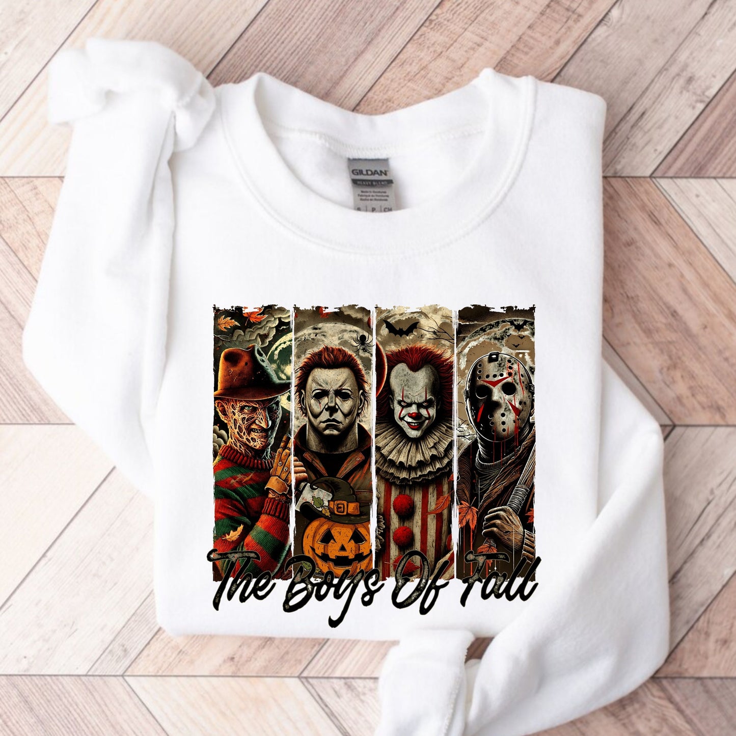 Horror Friends Sweatshirt, Retro Halloween Sweatshirt, The Boys Of Fall for gift Sweatshirt, Horror Movie Halloween Sweatshirt