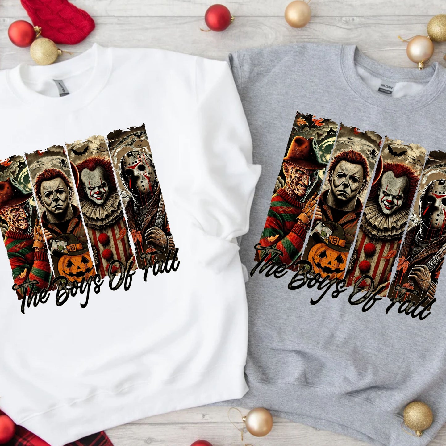 Horror Friends Sweatshirt, Retro Halloween Sweatshirt, The Boys Of Fall for gift Sweatshirt, Horror Movie Halloween Sweatshirt