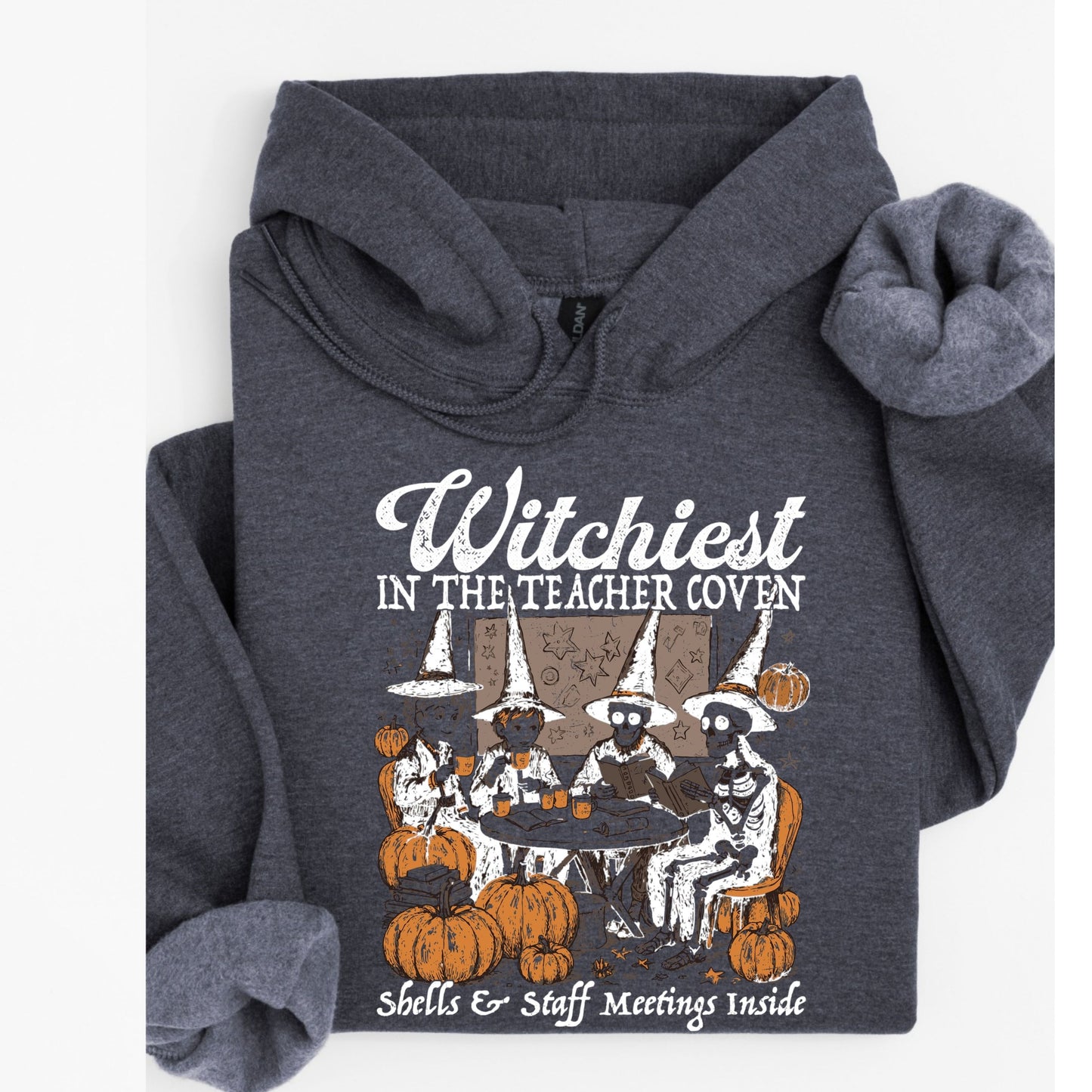 Halloween Teacher Hoodie, Witch teacher Halloween Hoodie, Teacher Halloween Hoodie,  Halloween Reading Back To School Hoodie