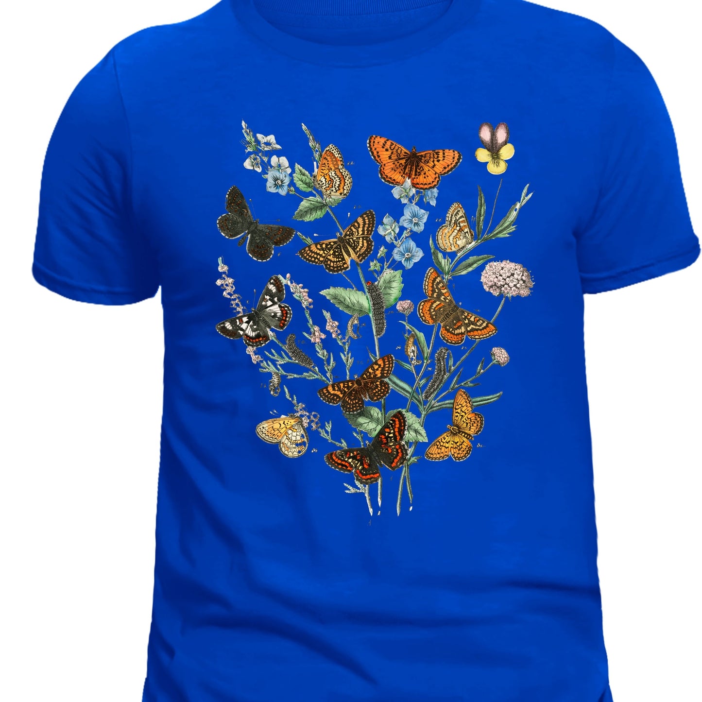 Vintage butterflies T-Shirt, Butterflies life shirt, gift for her for butterflies shirt,  Butterfly Flowers Shirt