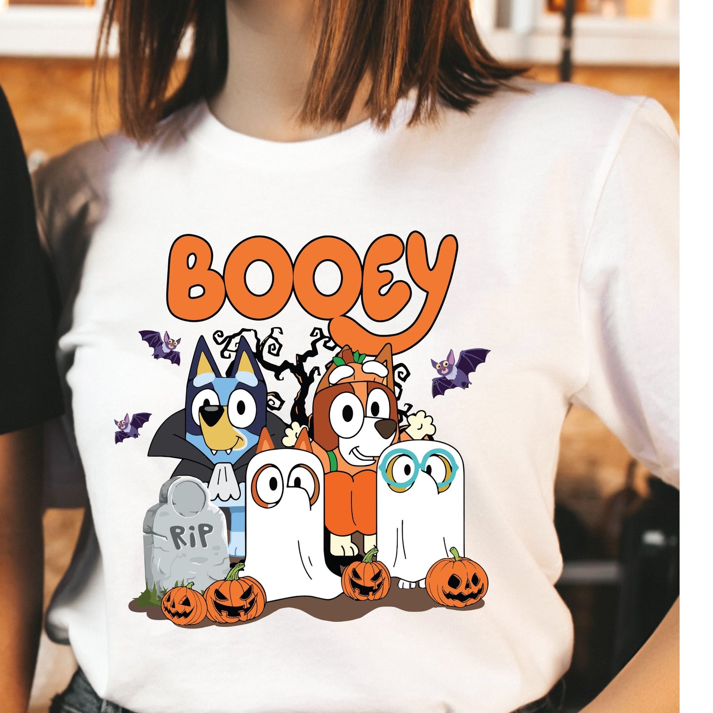 Family Halloween T-Shirt, Cartoon Halloween Shirt, Halloween Trick Or Treat T-Shirt,  Halloween Cartoon Trendy Halloween shirt