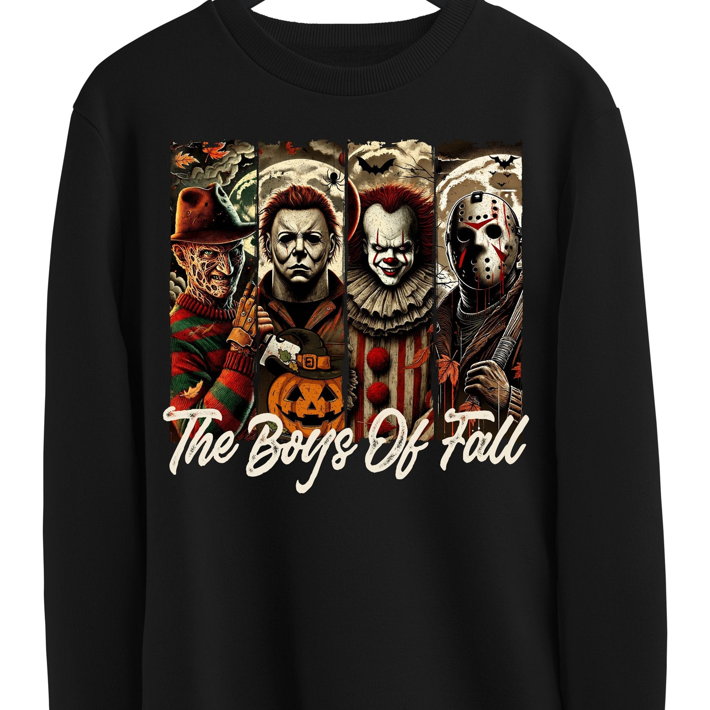 Horror Friends Sweatshirt, Retro Halloween Sweatshirt, The Boys Of Fall for gift Sweatshirt, Horror Movie Halloween Sweatshirt
