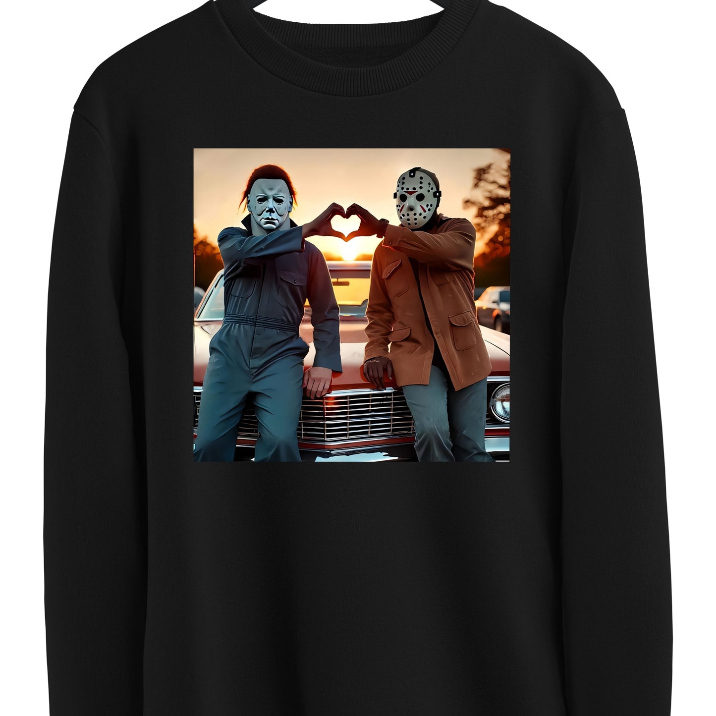 Retro Halloween Sweatshirt, Horror Friends Sweatshirt,  The Boys Of Fall Sweatshirt, Horror Movie Halloween Horror Characters Sweatshirt