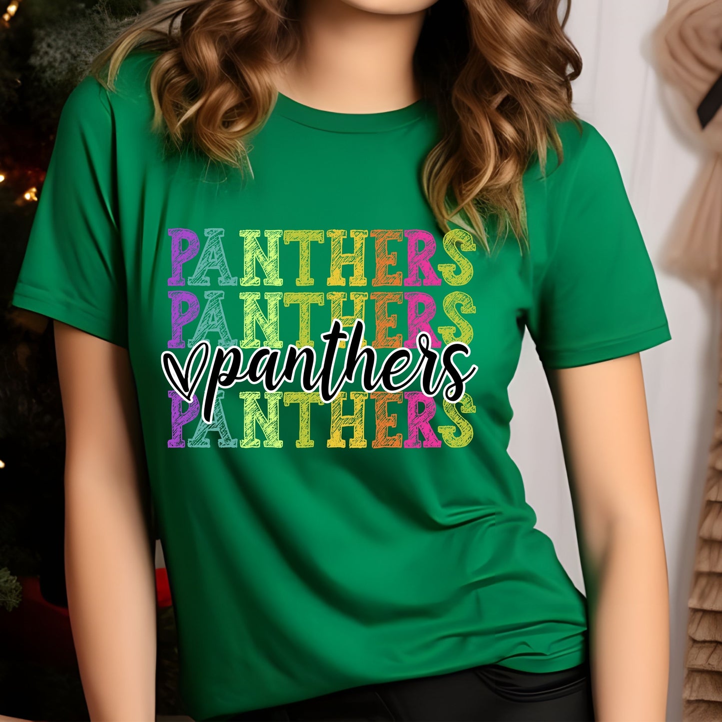 Neon Mascot T-Shirt, Favorite Team Shirt, School Spirit Mascot Shirt, CUSTOM Mascot Team Name T-Shirt