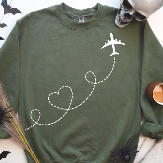 Travel Airplane Sweatshirt- Vacation Vacay Mode Sweatshirt- Funny Vacation sweatshirt- Vacation Adventure Sweatshirt