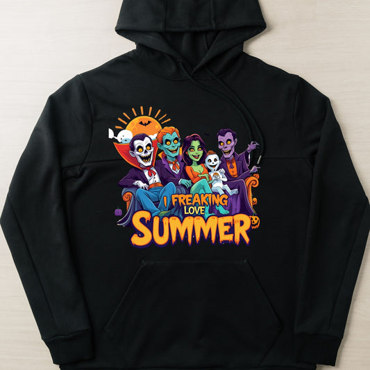 Summer Halloween Hoodie, Killers Summer Vibes Hoodie, Funny Halloween Funny Hoodie,  Halloween in Summer Hoodie (Copy)