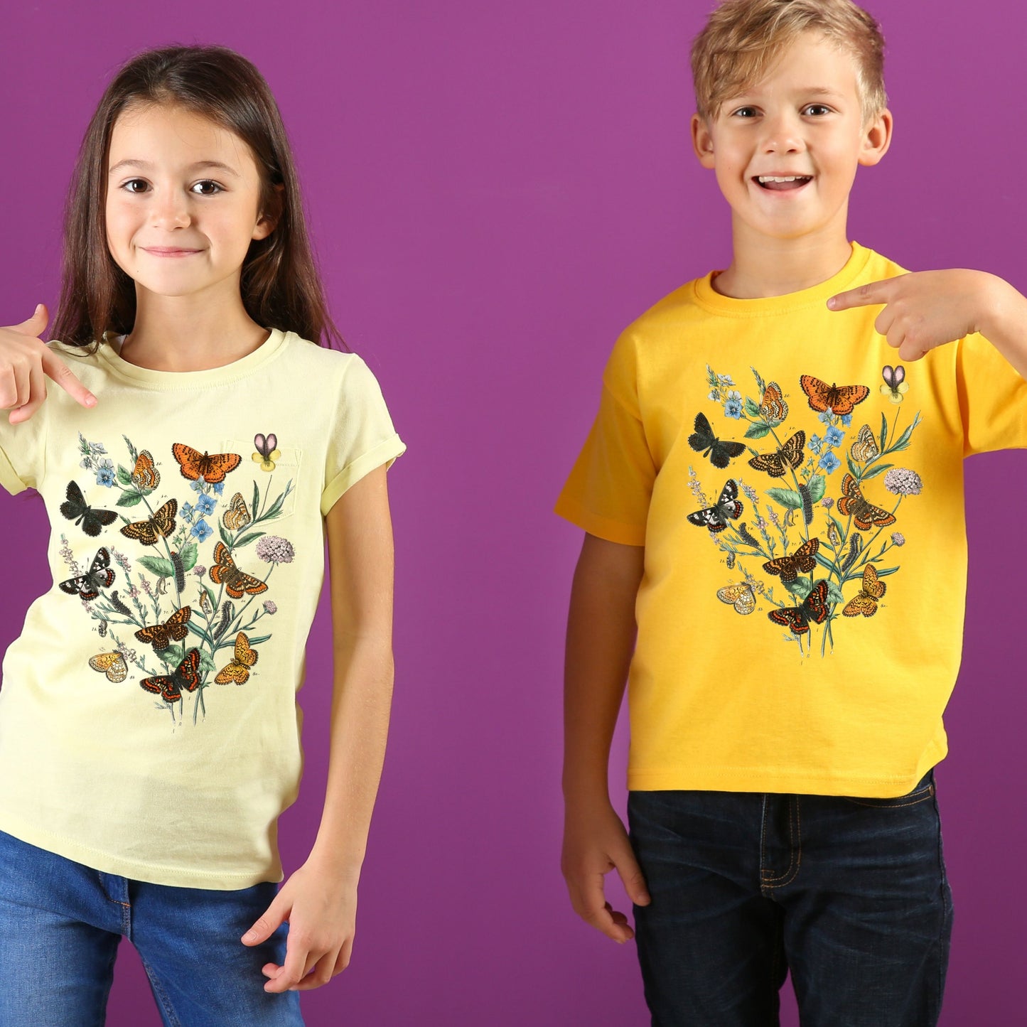 Vintage butterflies T-Shirt, Butterflies life shirt, gift for her for butterflies shirt,  Butterfly Flowers Shirt