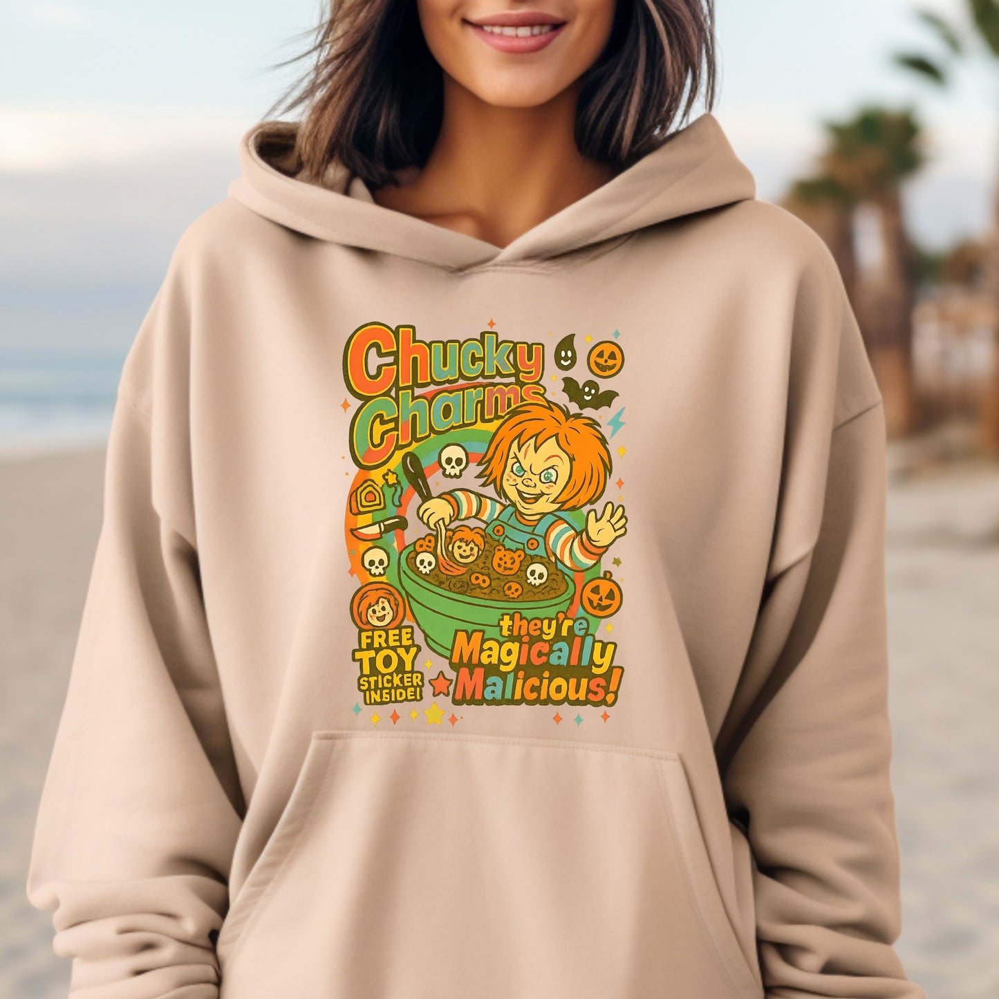 Funny Horror Character Cereal Hoodie, Cereal Killers Hoodie, Horror Movie Characters Hoodie,  Scary Movies hoodie Spooky Season