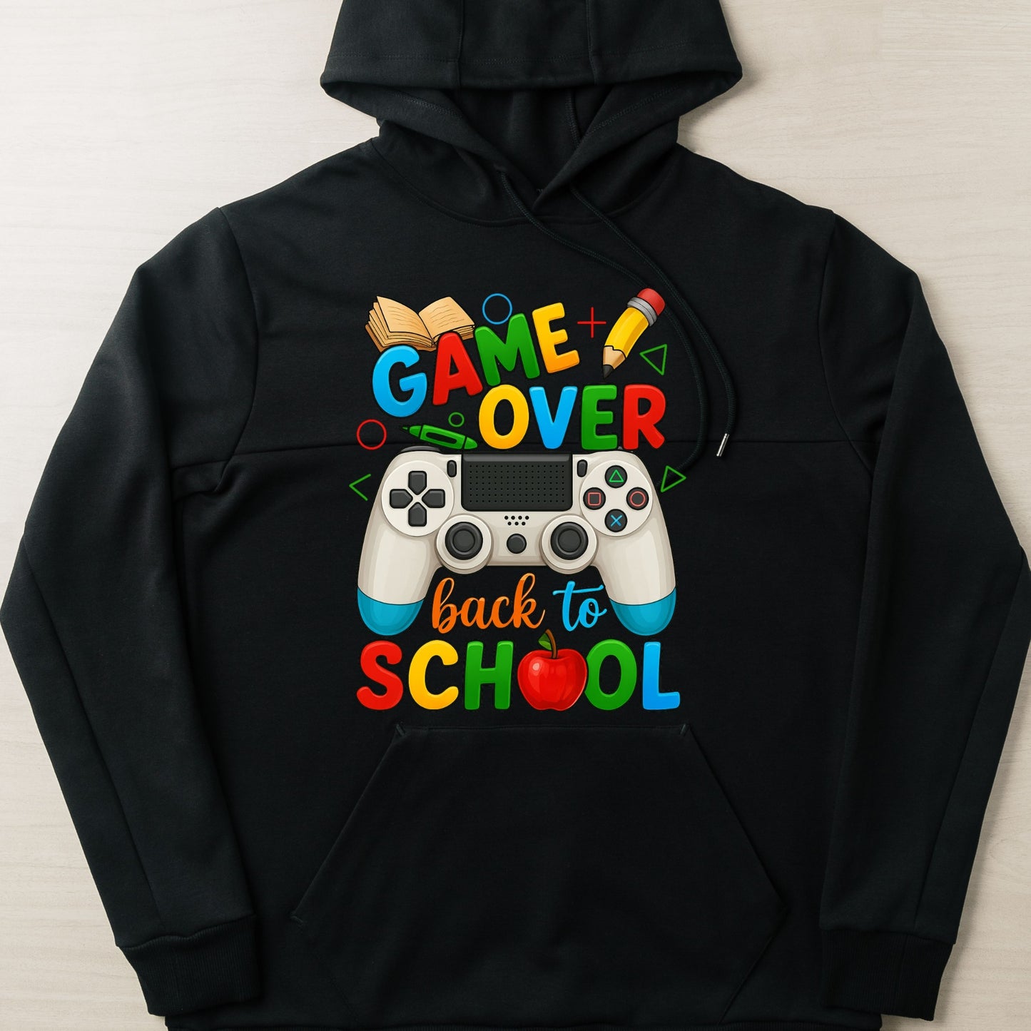 Game Over Back To School Hoodie, School Life Hoodie, Back To School School Love Hoodie,   Game Over Hoodie