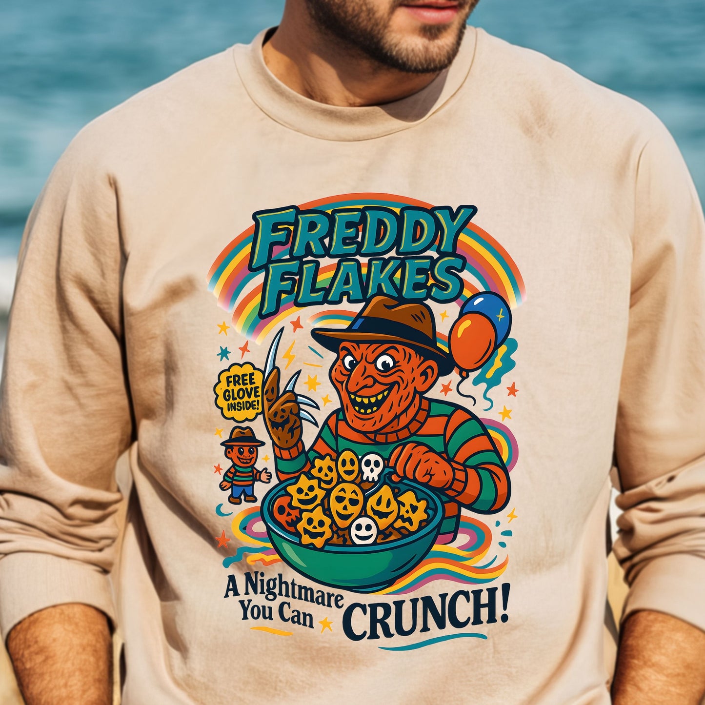 Funny Horror Character Cereal Sweatshirt, Cereal Killers Sweatshirt, Horror Movie Characters Sweatshirt,  Scary Movies Sweatshirt Spooky Season