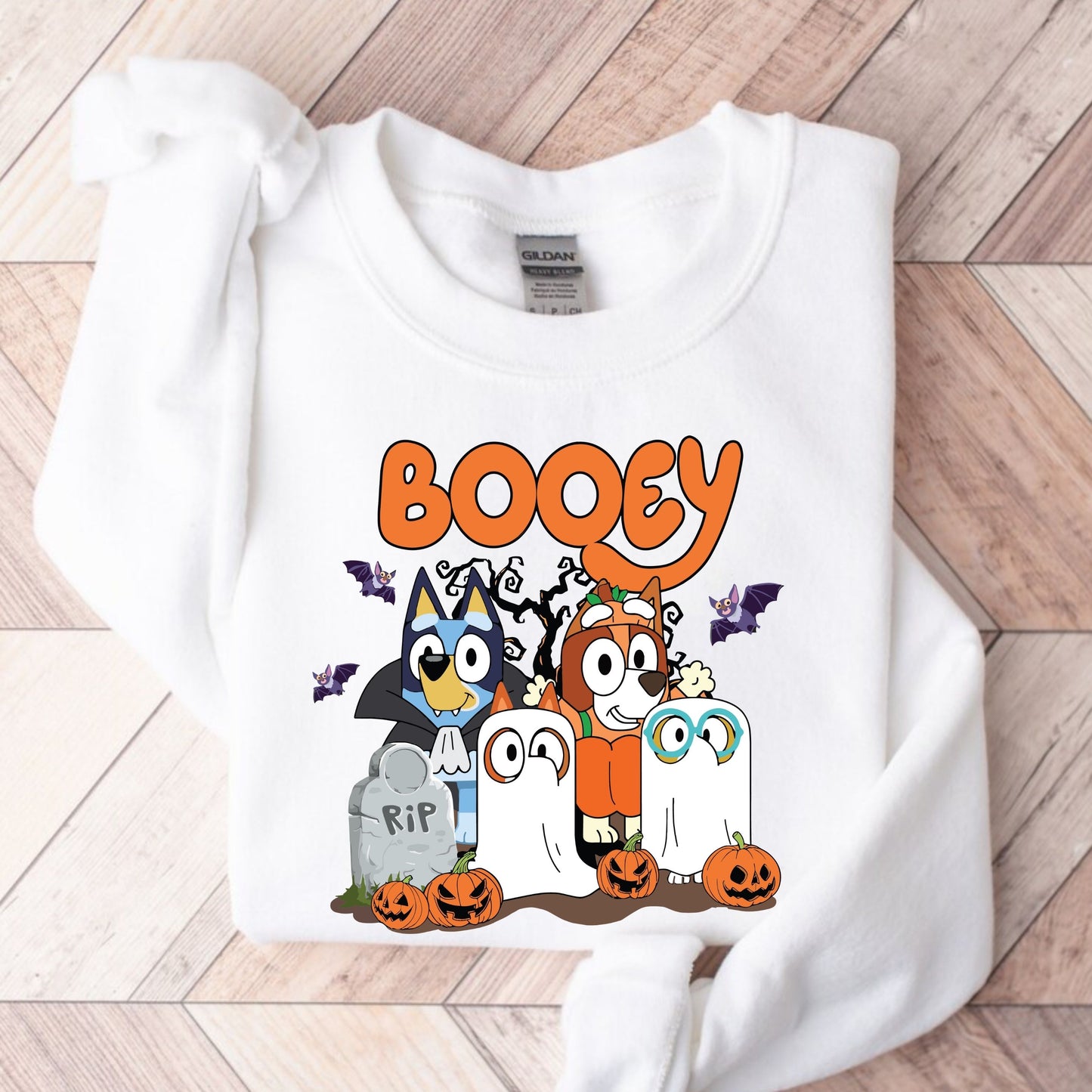 Family Halloween Sweatshirt, Cartoon Halloween Sweatshirt, Halloween Trick Or Treat Sweatshirt,  Halloween Cartoon Trendy Halloween sweatshirt