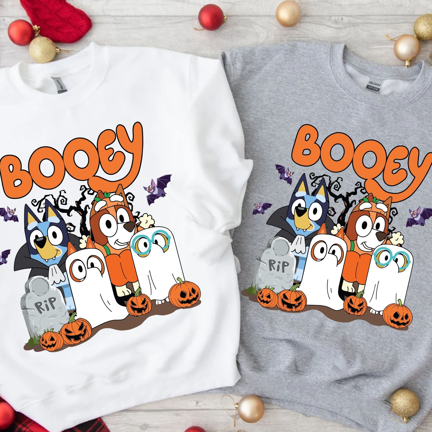 Family Halloween Sweatshirt, Cartoon Halloween Sweatshirt, Halloween Trick Or Treat Sweatshirt,  Halloween Cartoon Trendy Halloween sweatshirt