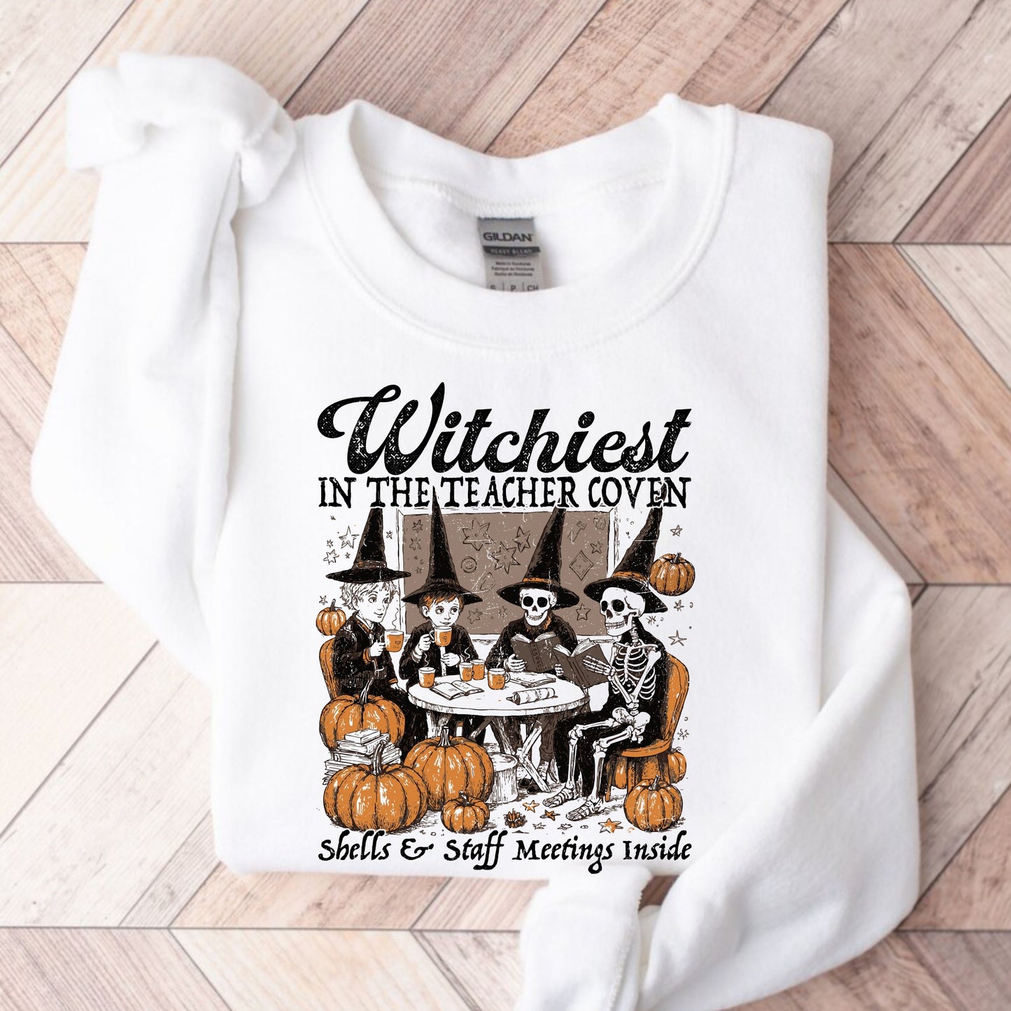 Halloween Teacher Sweatshirt, Witch teacher Halloween Sweatshirt, Teacher Halloween Sweatshirt,  Halloween Reading Back To School Sweatshirt