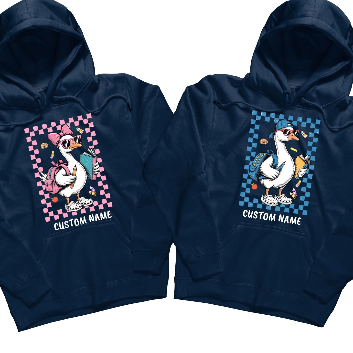 Back To School Hoodie, First Day Of School Hoodie, Back To School Boy Girl Hoodie, School Goose hoodie