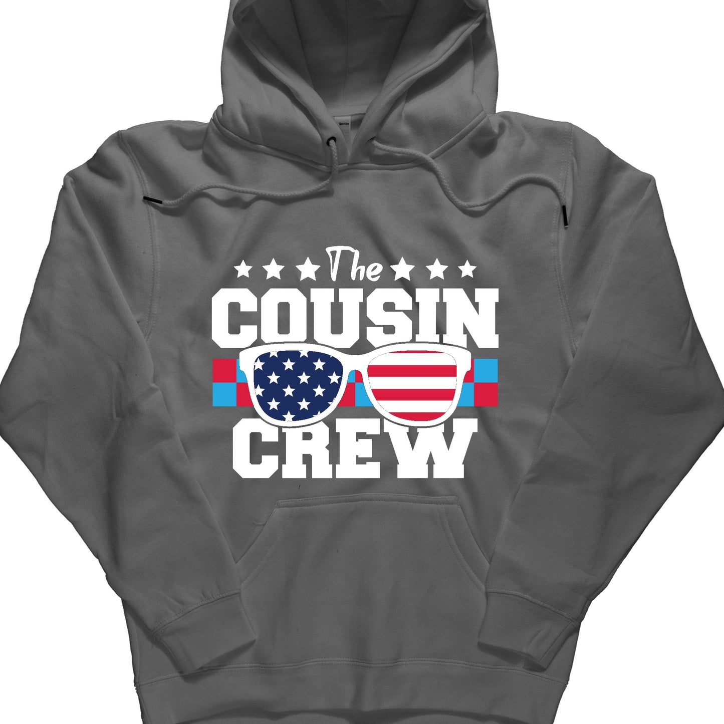 Cousin Crew 4th Of July Hoodie, Cartoon 4th July Hoodie, Fourth Of July, Independence Day Hoodie, 4t of July Coquette Hoodie (Copy) (Copy)