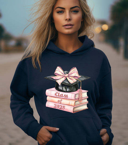 Senior 2025 Hoodie, Retro Graduation Hoodie, Class of 2025 Hoodie, High school Senior Hoodie