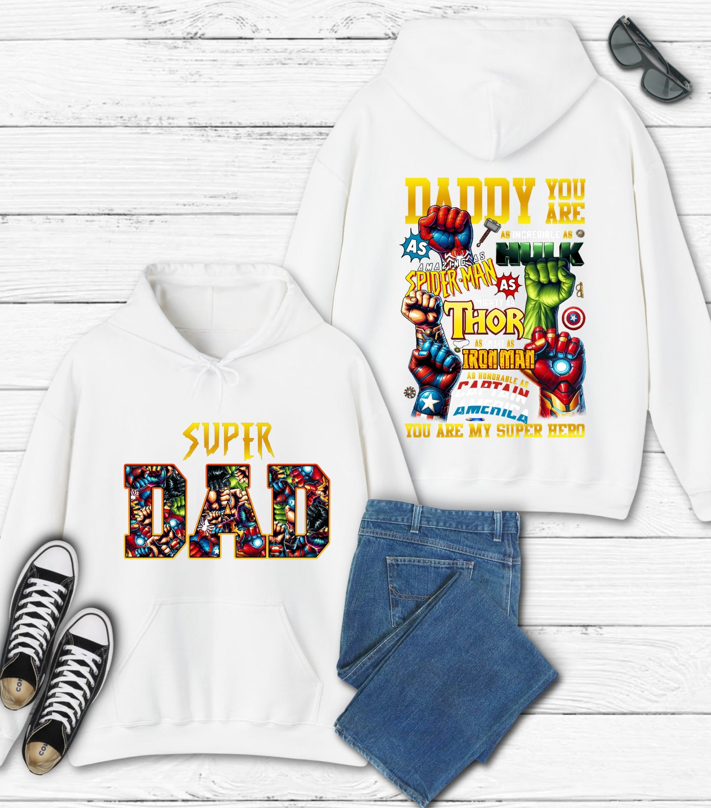 Daddy You Are Hoodie, Best Dad Ever Hoodie, Superhero Father's Day Hoodie, Fatherhood Dad Life hoodie, Gift For Father hoodie