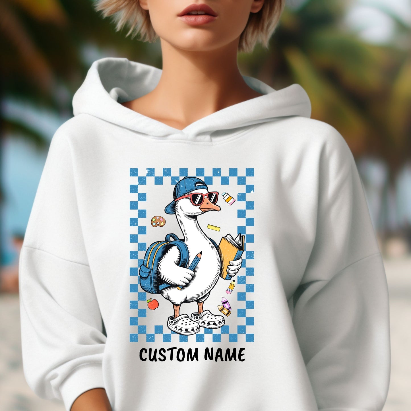 Back To School Hoodie, First Day Of School Hoodie, Back To School Boy Girl Hoodie, School Goose hoodie