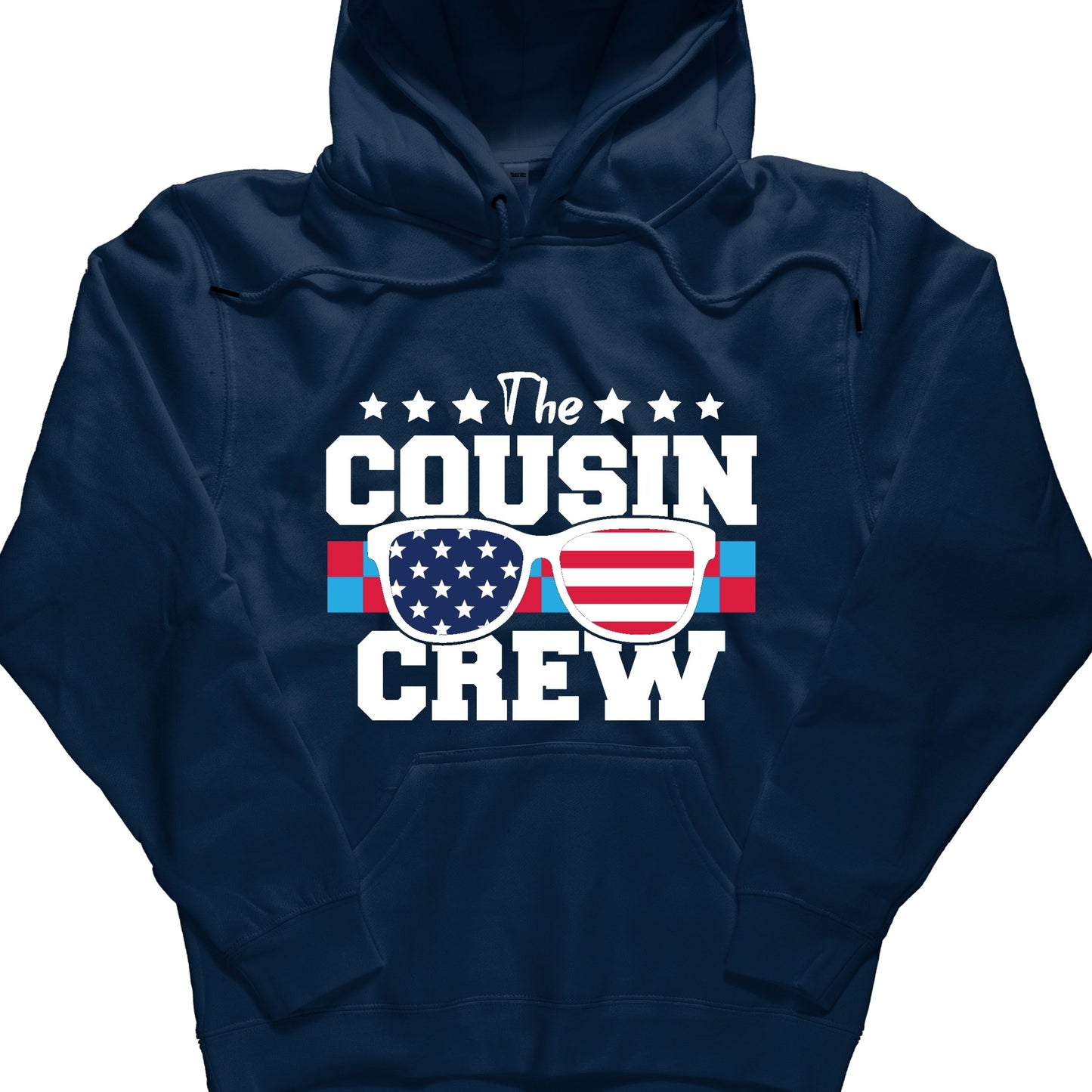 Cousin Crew 4th Of July Hoodie, Cartoon 4th July Hoodie, Fourth Of July, Independence Day Hoodie, 4t of July Coquette Hoodie (Copy) (Copy)