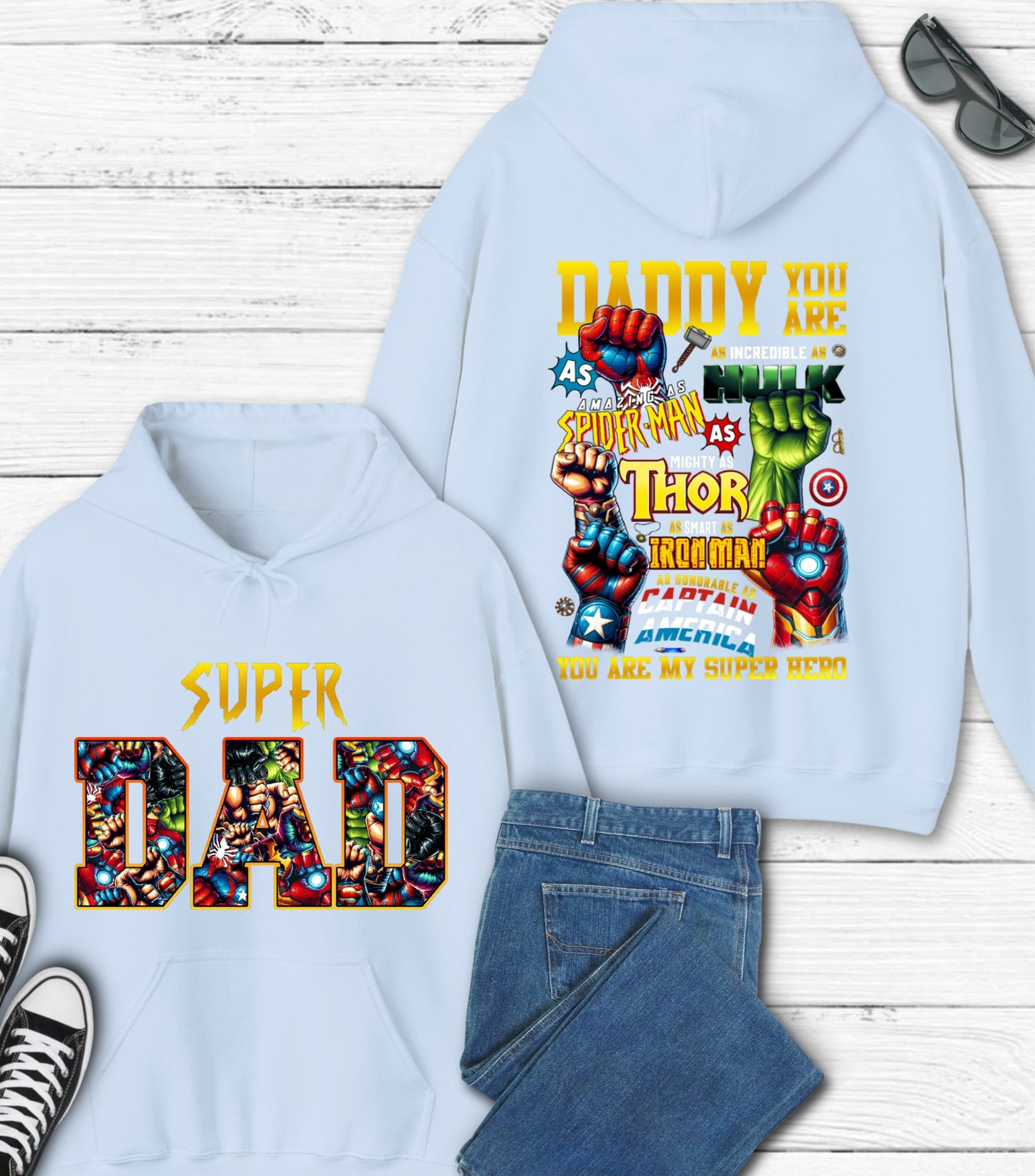 Daddy You Are Hoodie, Best Dad Ever Hoodie, Superhero Father's Day Hoodie, Fatherhood Dad Life hoodie, Gift For Father hoodie
