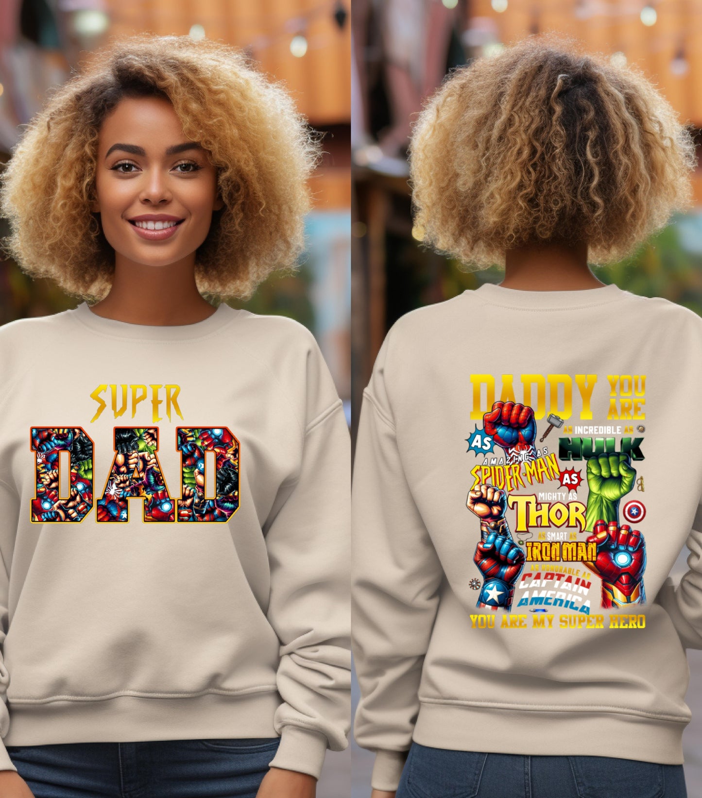 Daddy You Are Sweatshirt, Best Dad Ever Sweatshirt, Superhero Father's Day Sweatshirt, Fatherhood Dad Life sweatshirt, Gift For Father sweatshirt