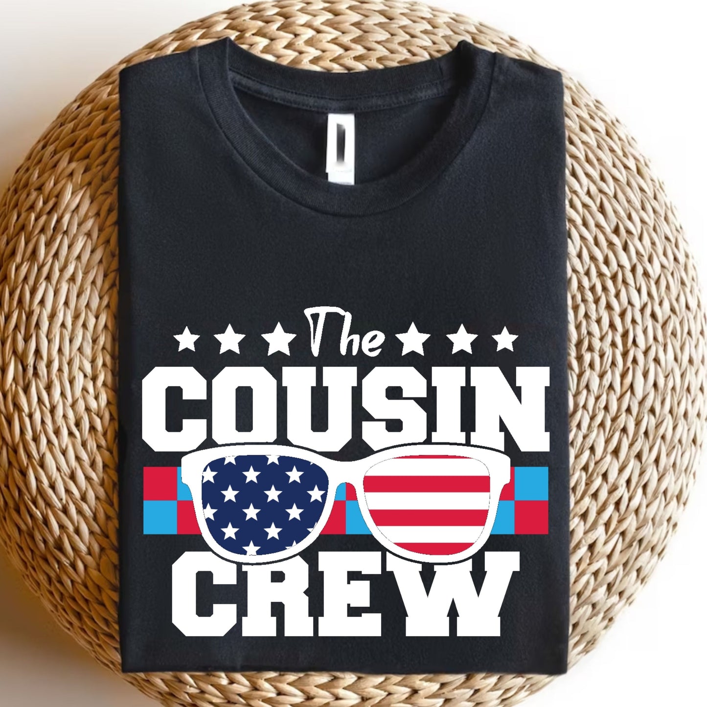 Cousin Crew 4th Of July Sweatshirt, Cartoon 4th July Sweatshirt, Fourth Of July, Independence Day Sweatshirt, &nbsp;4t of July Coquette Sweatshirt (Copy) (Copy)