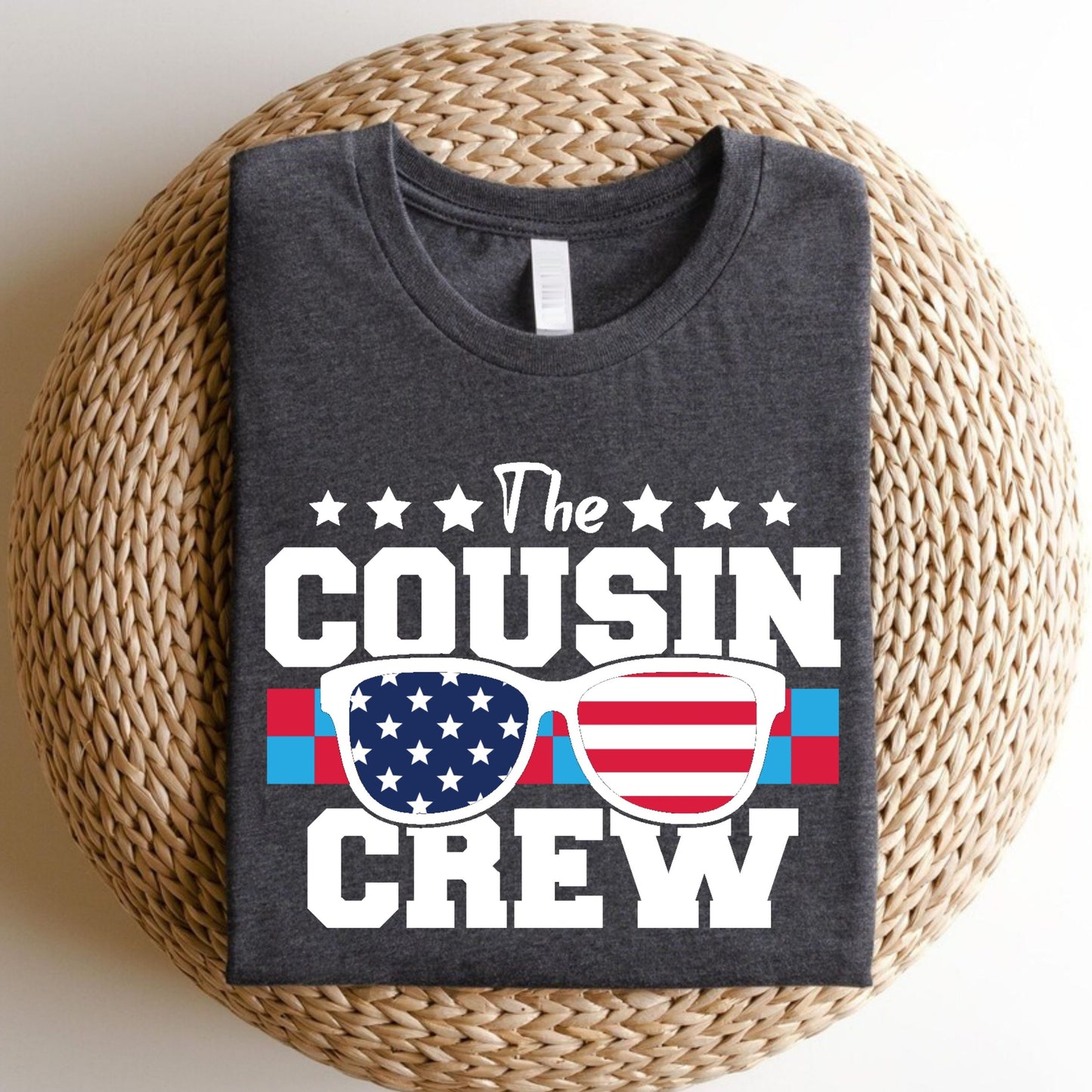 Cousin Crew 4th Of July Sweatshirt, Cartoon 4th July Sweatshirt, Fourth Of July, Independence Day Sweatshirt, &nbsp;4t of July Coquette Sweatshirt (Copy) (Copy)