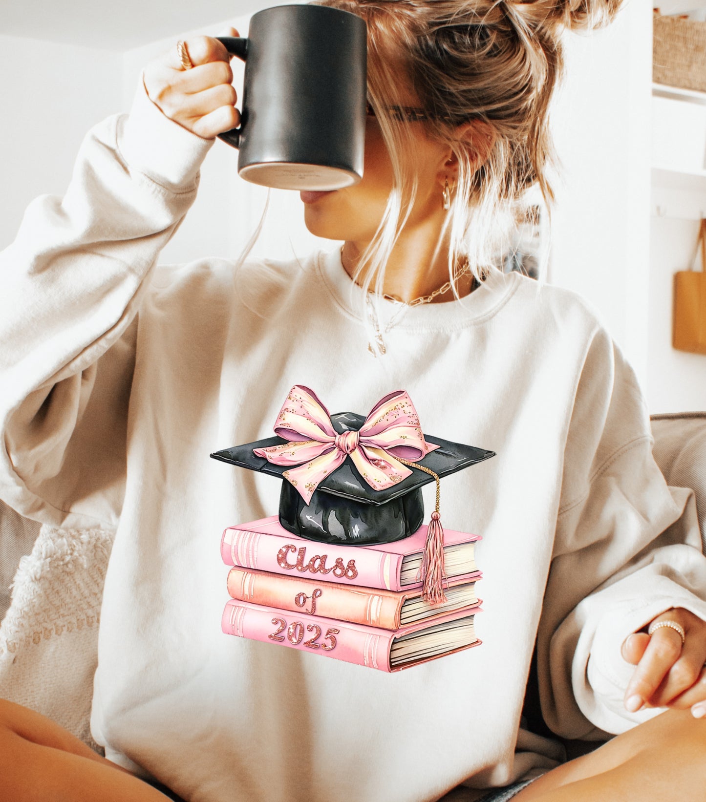 Senior 2025 Sweatshirt, Retro Graduation Sweatshirt, Class of 2025 Sweatshirt, High school Senior Sweatshirt