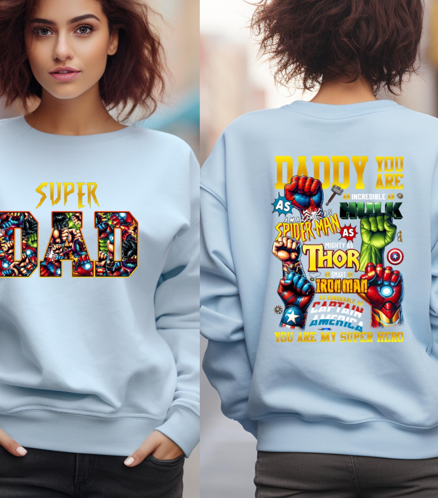 Daddy You Are Sweatshirt, Best Dad Ever Sweatshirt, Superhero Father's Day Sweatshirt, Fatherhood Dad Life sweatshirt, Gift For Father sweatshirt