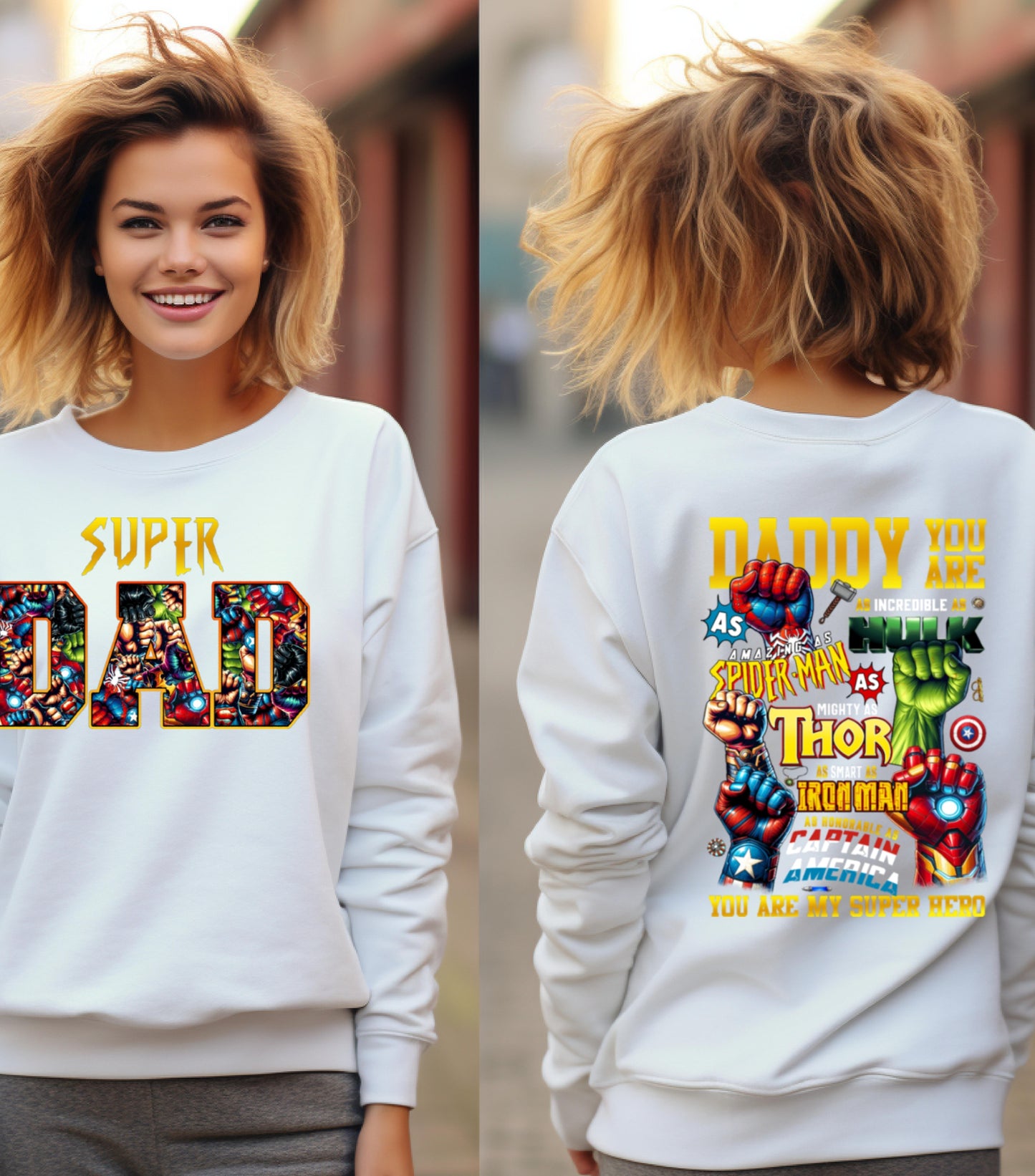 Daddy You Are Sweatshirt, Best Dad Ever Sweatshirt, Superhero Father's Day Sweatshirt, Fatherhood Dad Life sweatshirt, Gift For Father sweatshirt