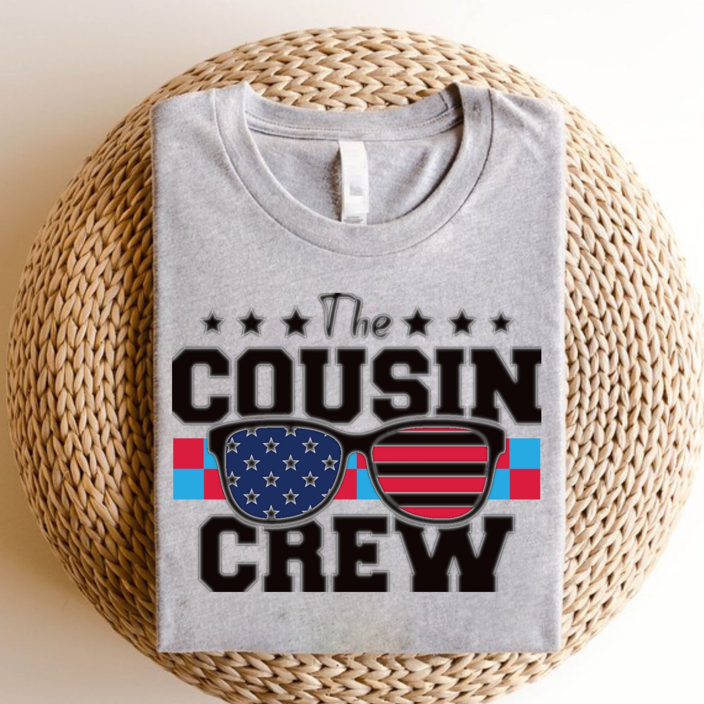 Cousin Crew 4th Of July Sweatshirt, Cartoon 4th July Sweatshirt, Fourth Of July, Independence Day Sweatshirt, &nbsp;4t of July Coquette Sweatshirt (Copy) (Copy)