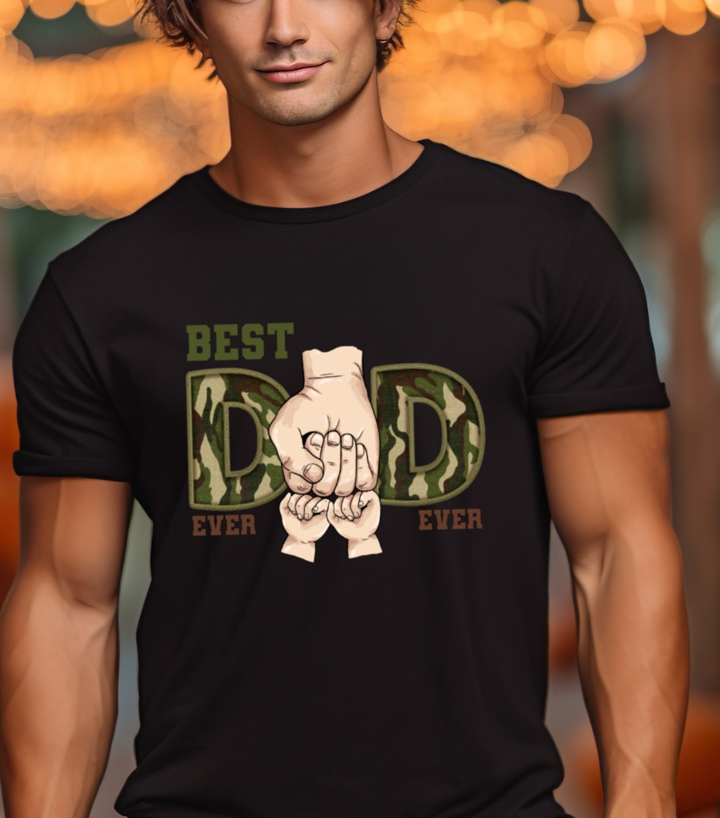 Best dad ever Shirt, Custom name dad and kids Shirt, dad military shirt,  Father custom kids name Shirt