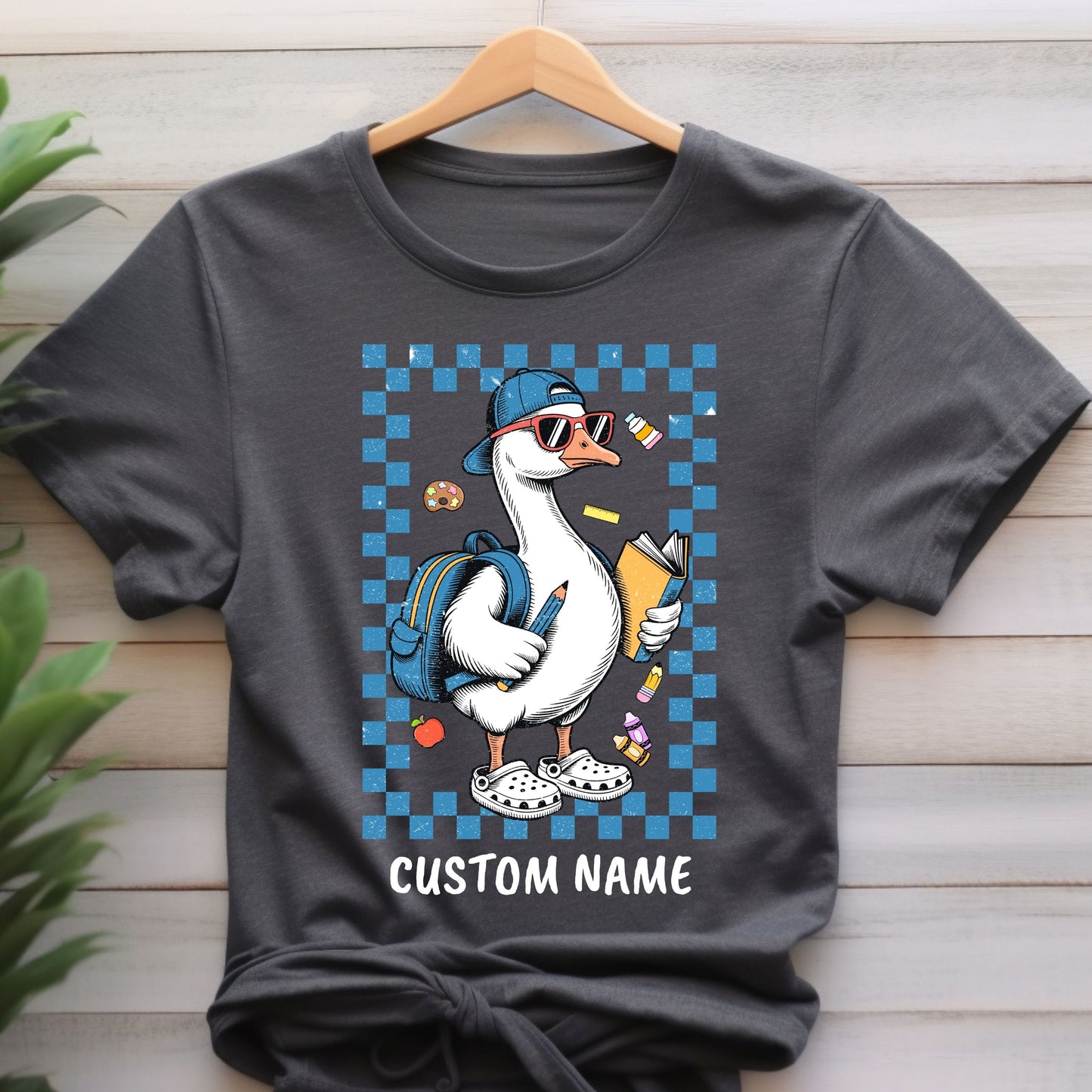 Back To School T-Shirt, First Day Of School Shirt, Back To School Boy Girl T-Shirt, School Goose shirt